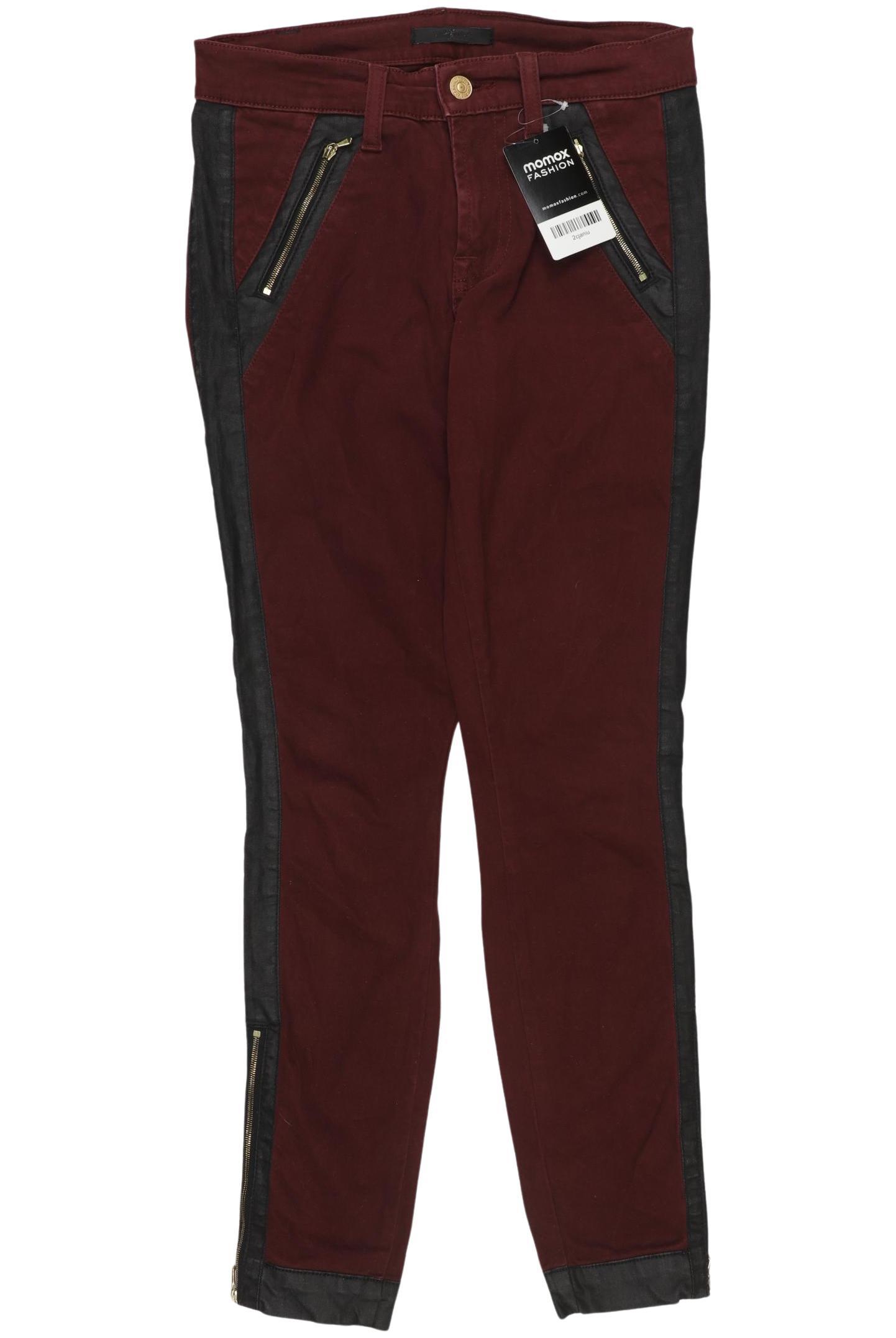 

7 for all mankind Damen Stoffhose, bordeaux, Gr. 25