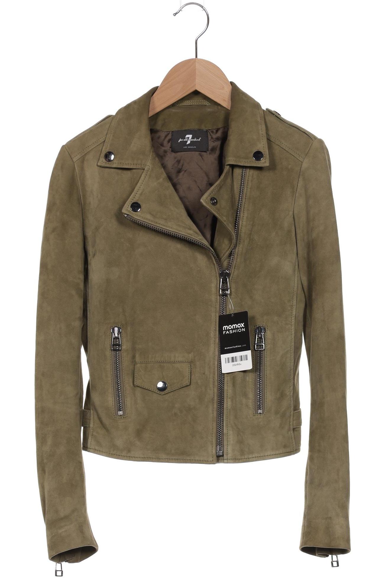 

7 for all mankind Damen Jacke, grün, Gr. 34