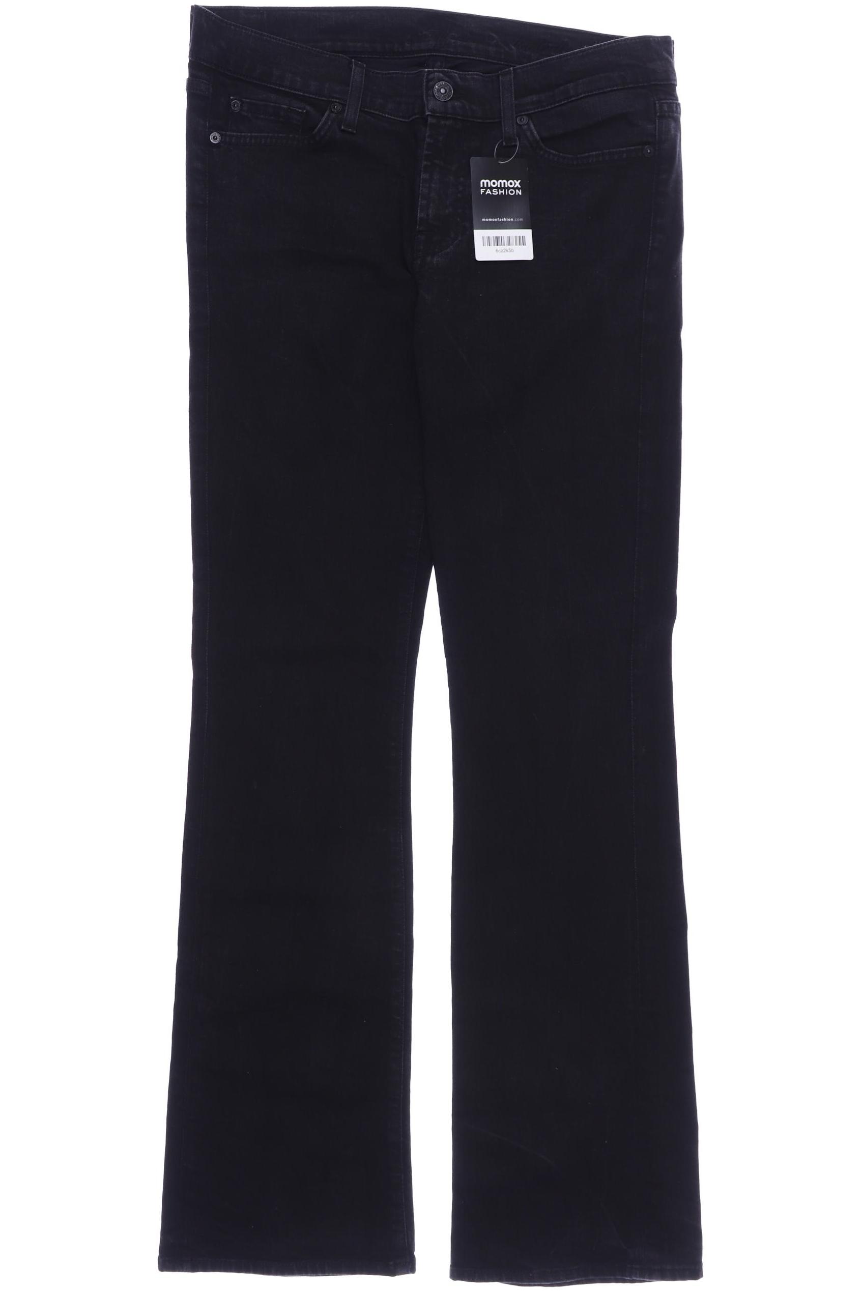 

7 for all mankind Damen Jeans, schwarz, Gr. 30