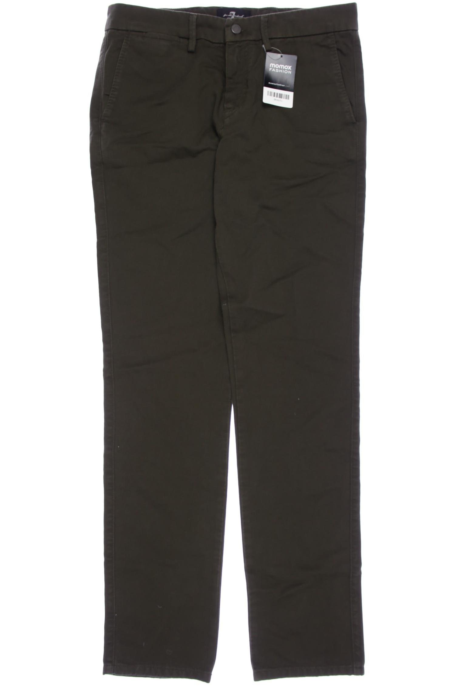 

7 for all mankind Herren Stoffhose, grün, Gr. 32