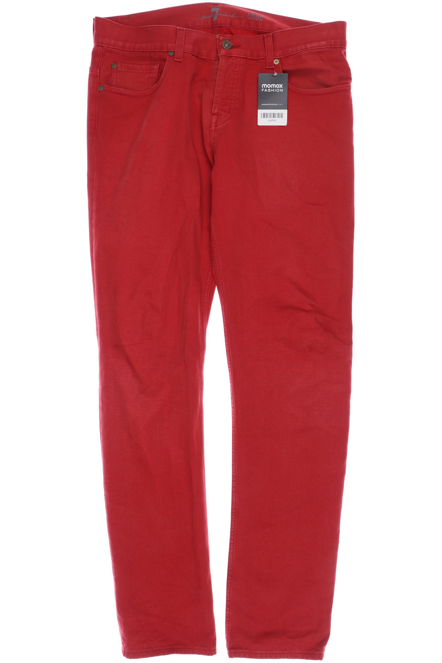 

7 for all mankind Damen Jeans, rot, Gr. 42