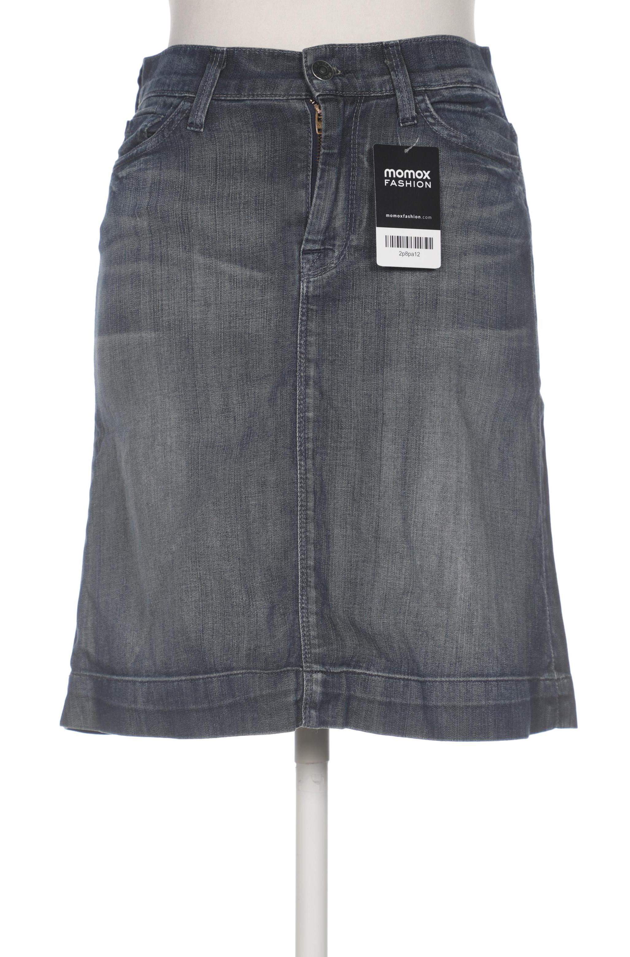 

7 for all mankind Damen Rock, blau, Gr. 26