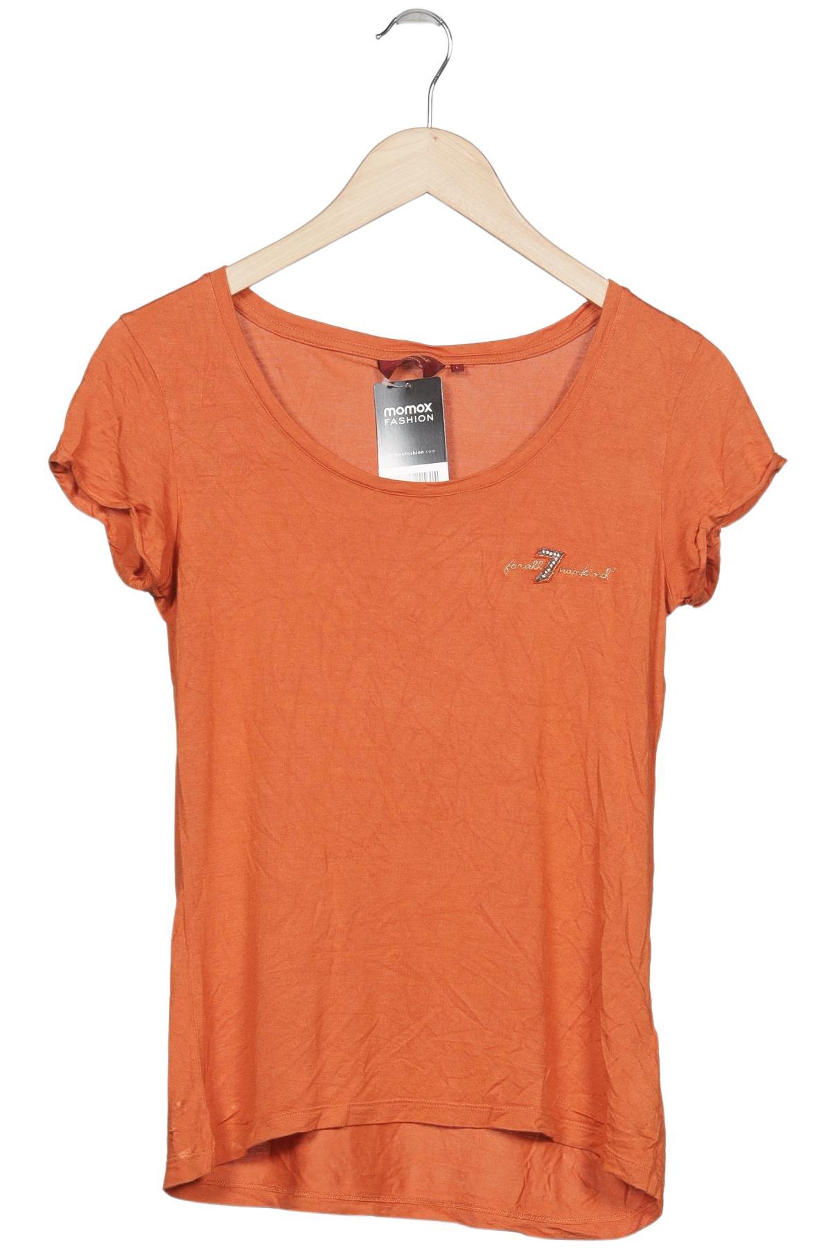 

7 for all mankind Damen T-Shirt, orange, Gr. 42