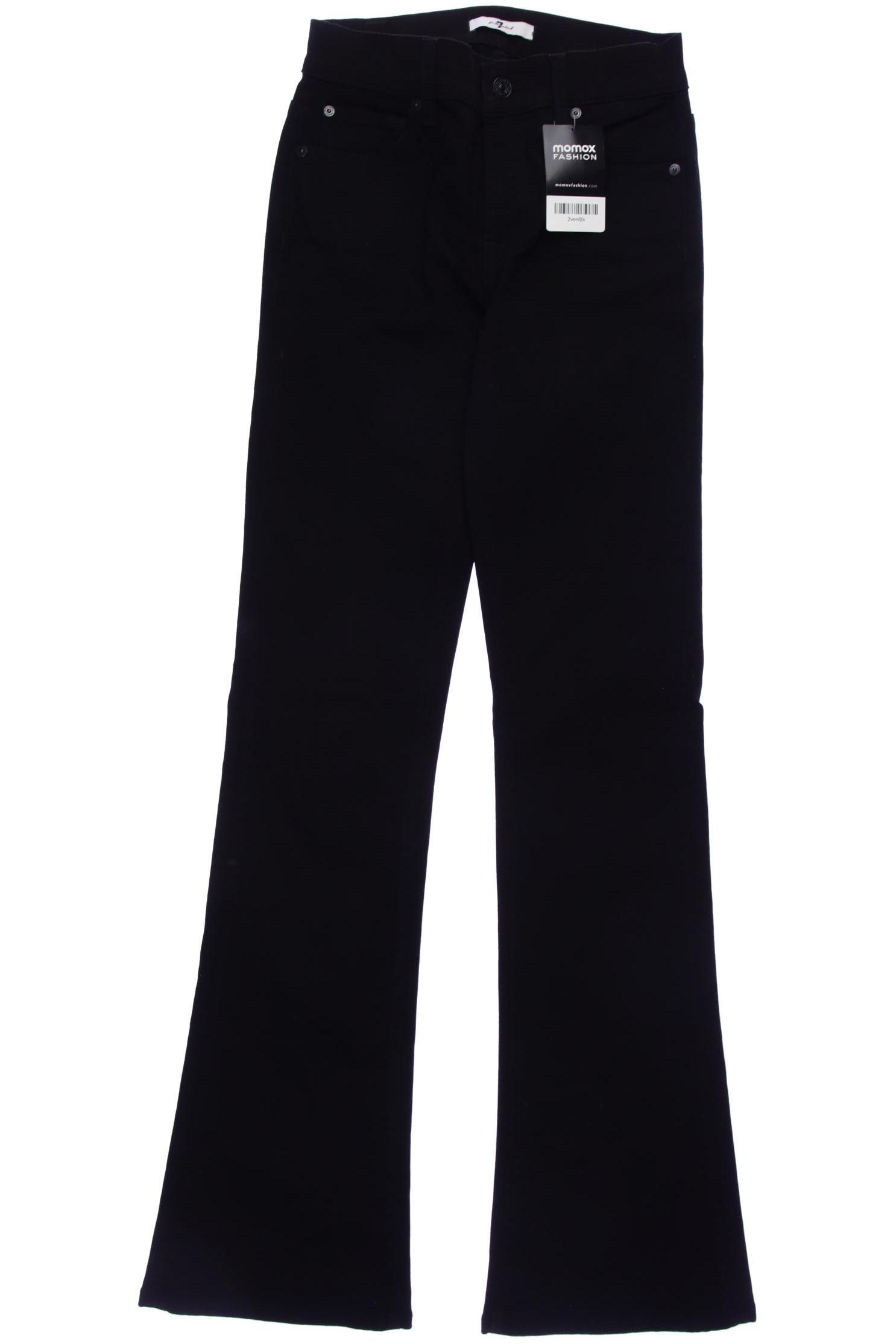 

7 for all mankind Damen Jeans, schwarz, Gr. 25