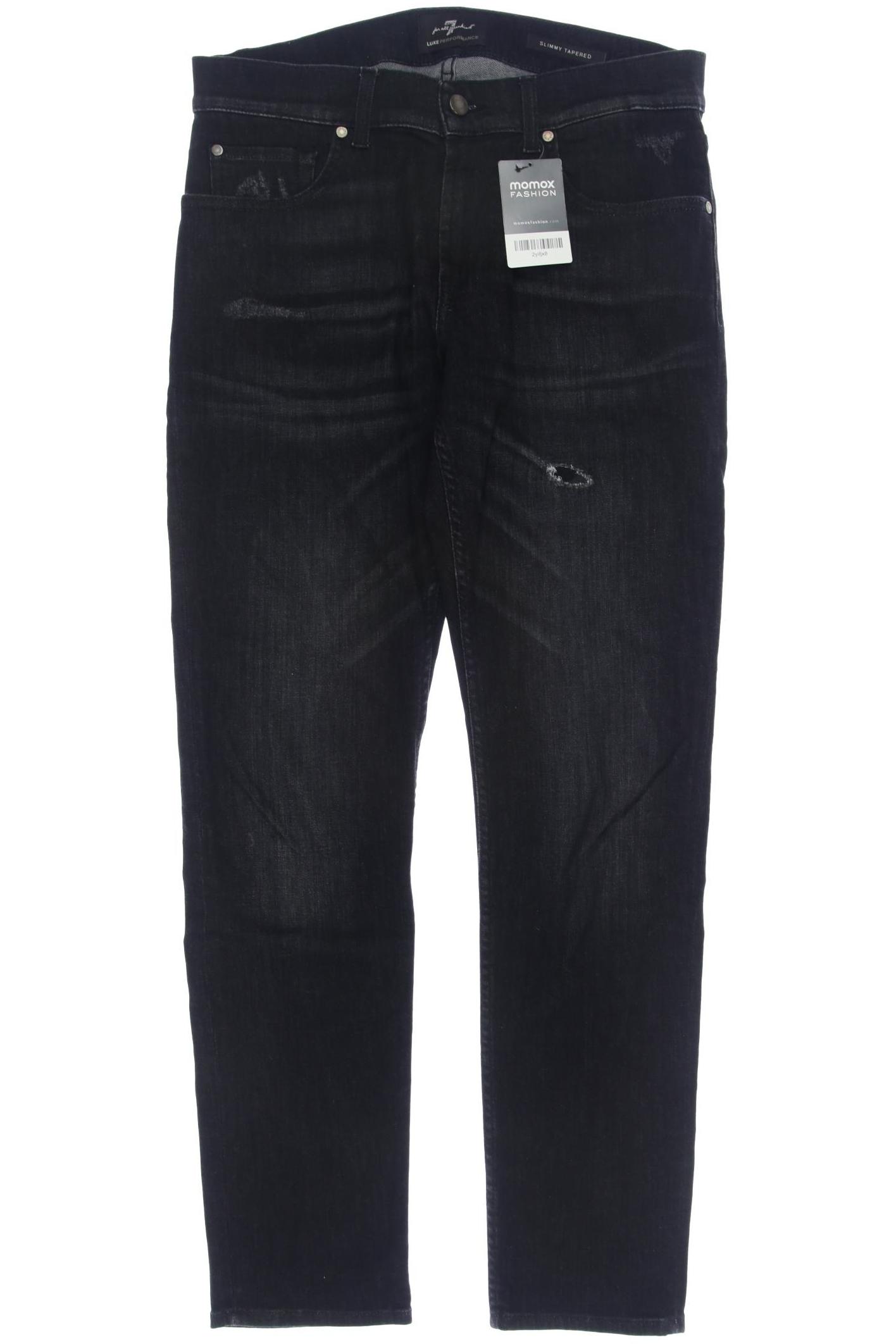 

7 for all mankind Herren Jeans, schwarz, Gr. 31
