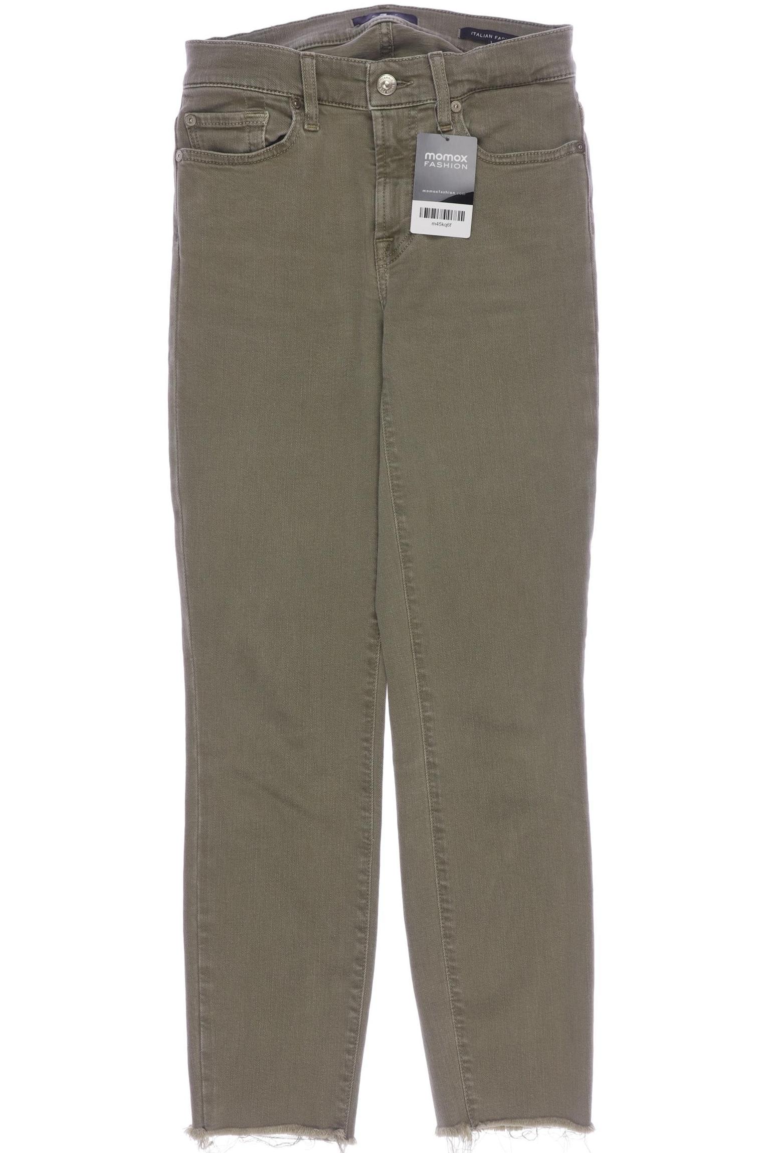 

7 for all mankind Damen Jeans, grün, Gr. 27