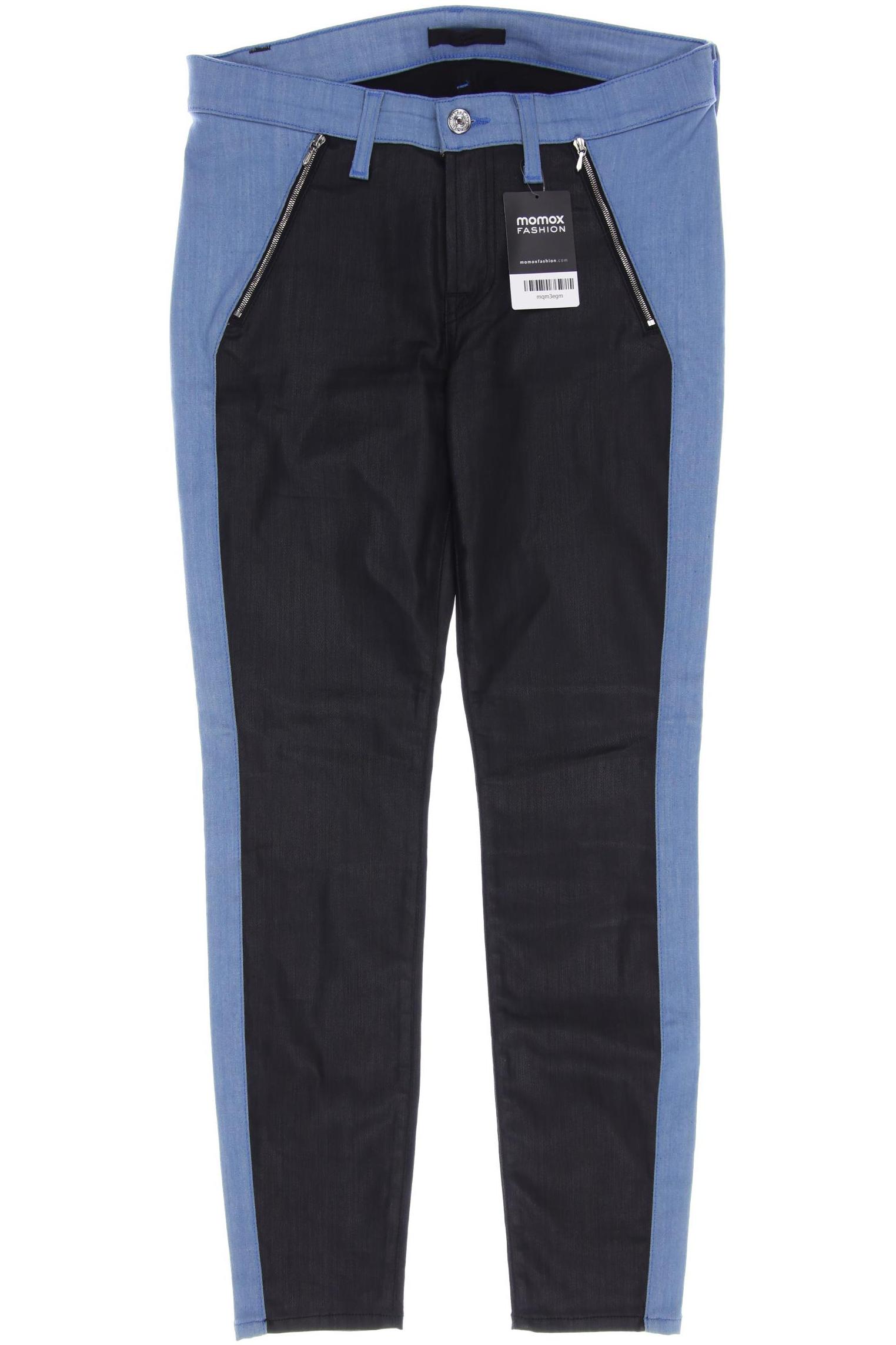

7 for all mankind Damen Jeans, schwarz
