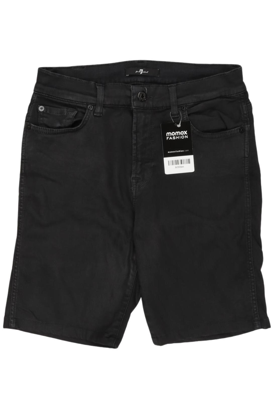 

7 for all mankind Damen Shorts, schwarz, Gr. 30