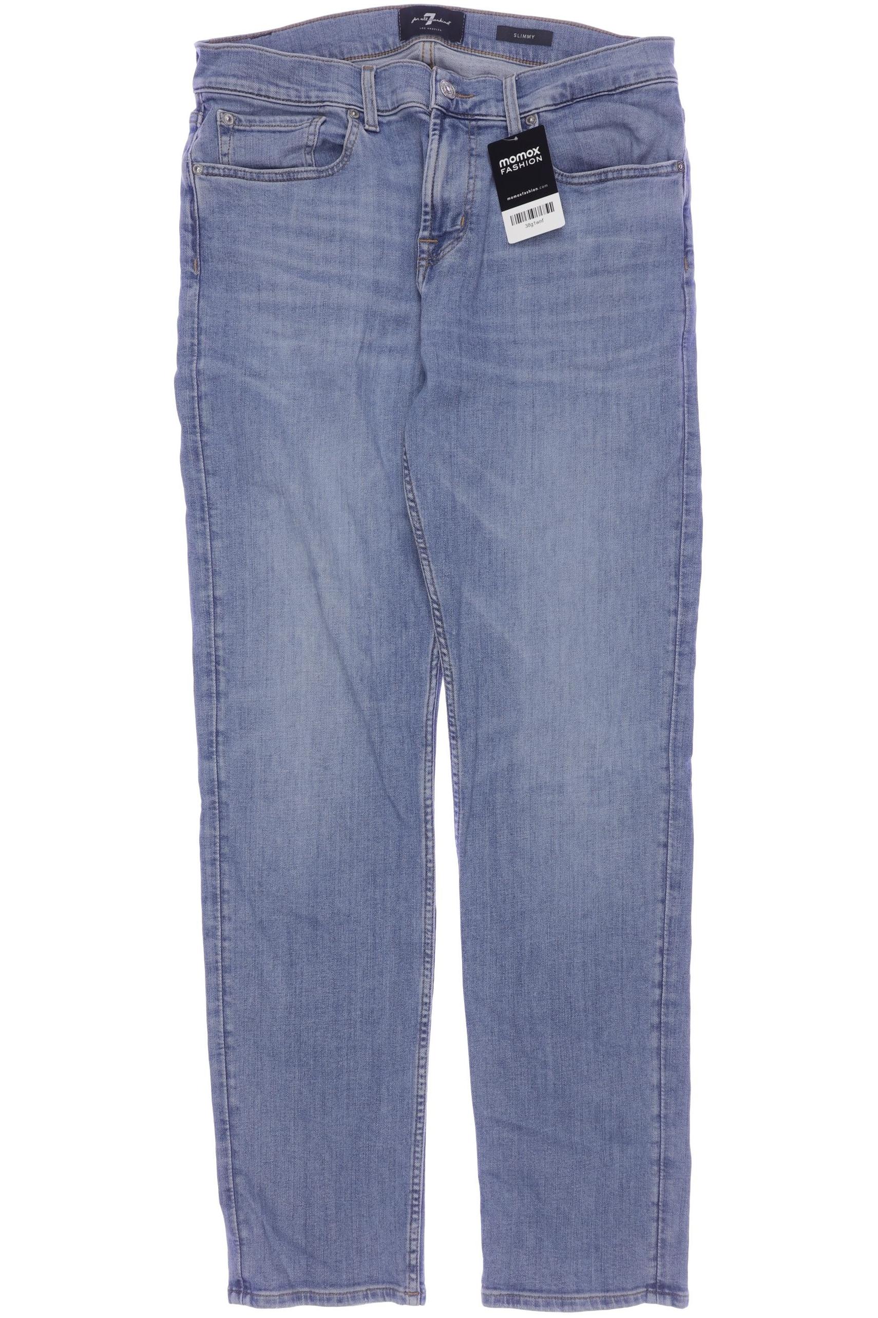 

7 for all mankind Herren Jeans, blau, Gr. 34