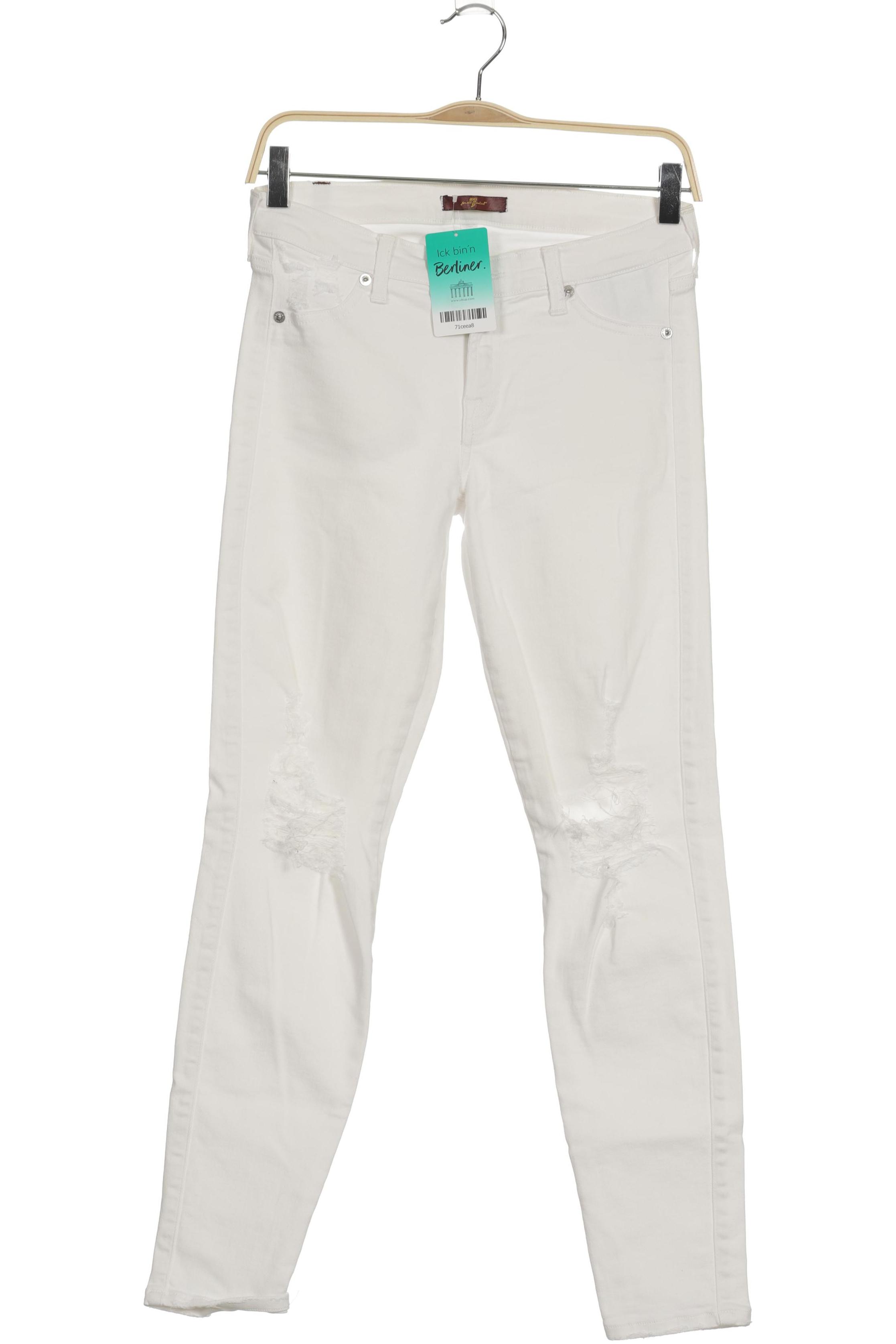 

7 for all mankind Damen Jeans, weiß, Gr. 27