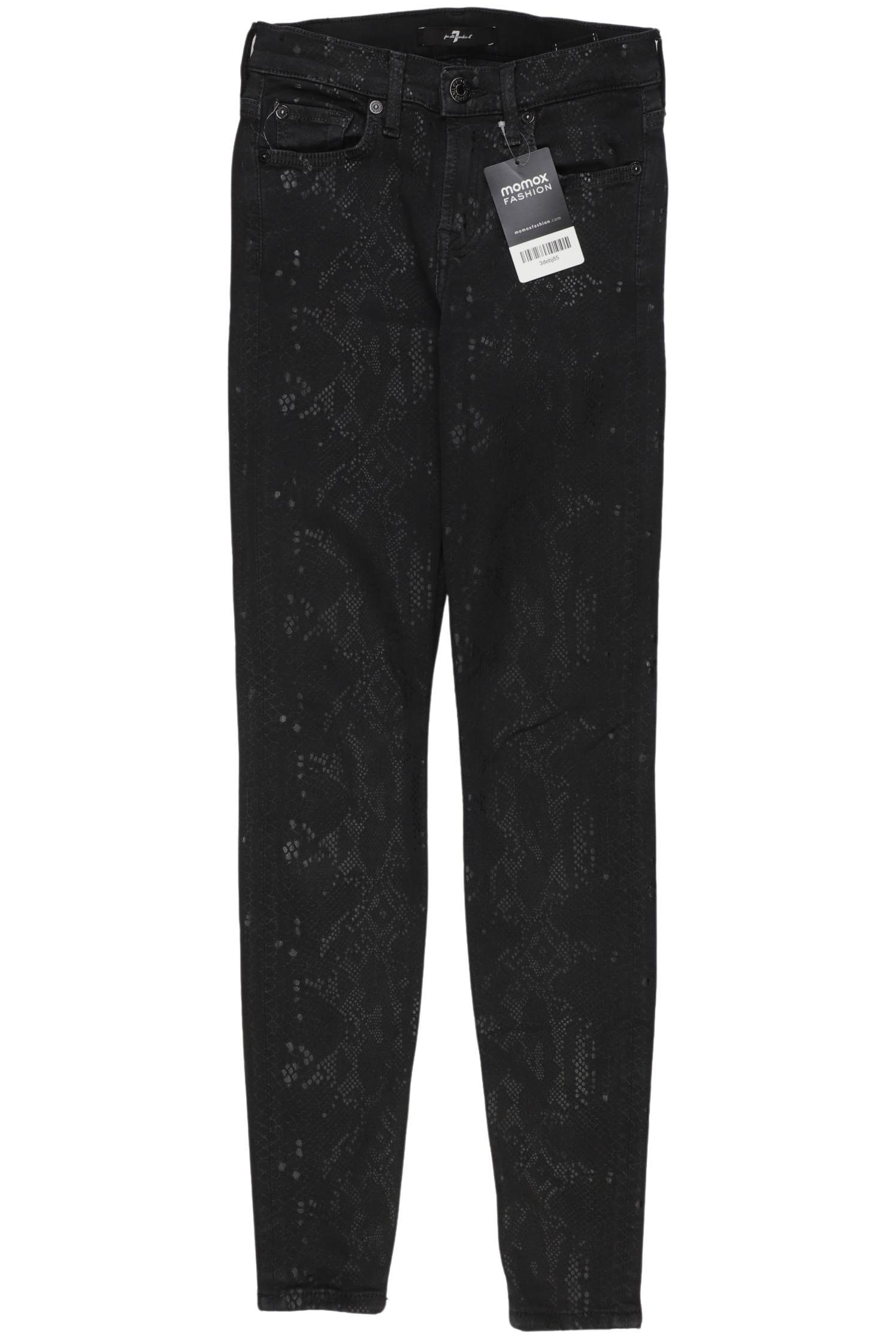 

7 for all mankind Damen Jeans, schwarz, Gr. 25