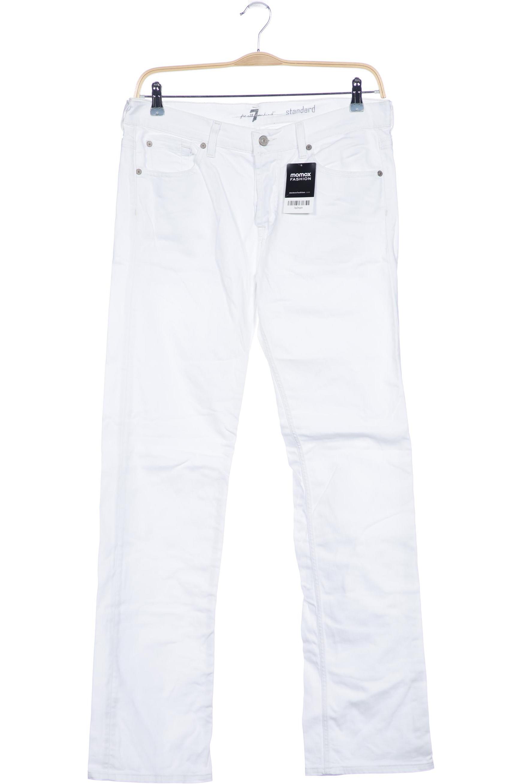 

7 for all mankind Herren Jeans, weiß, Gr. 34