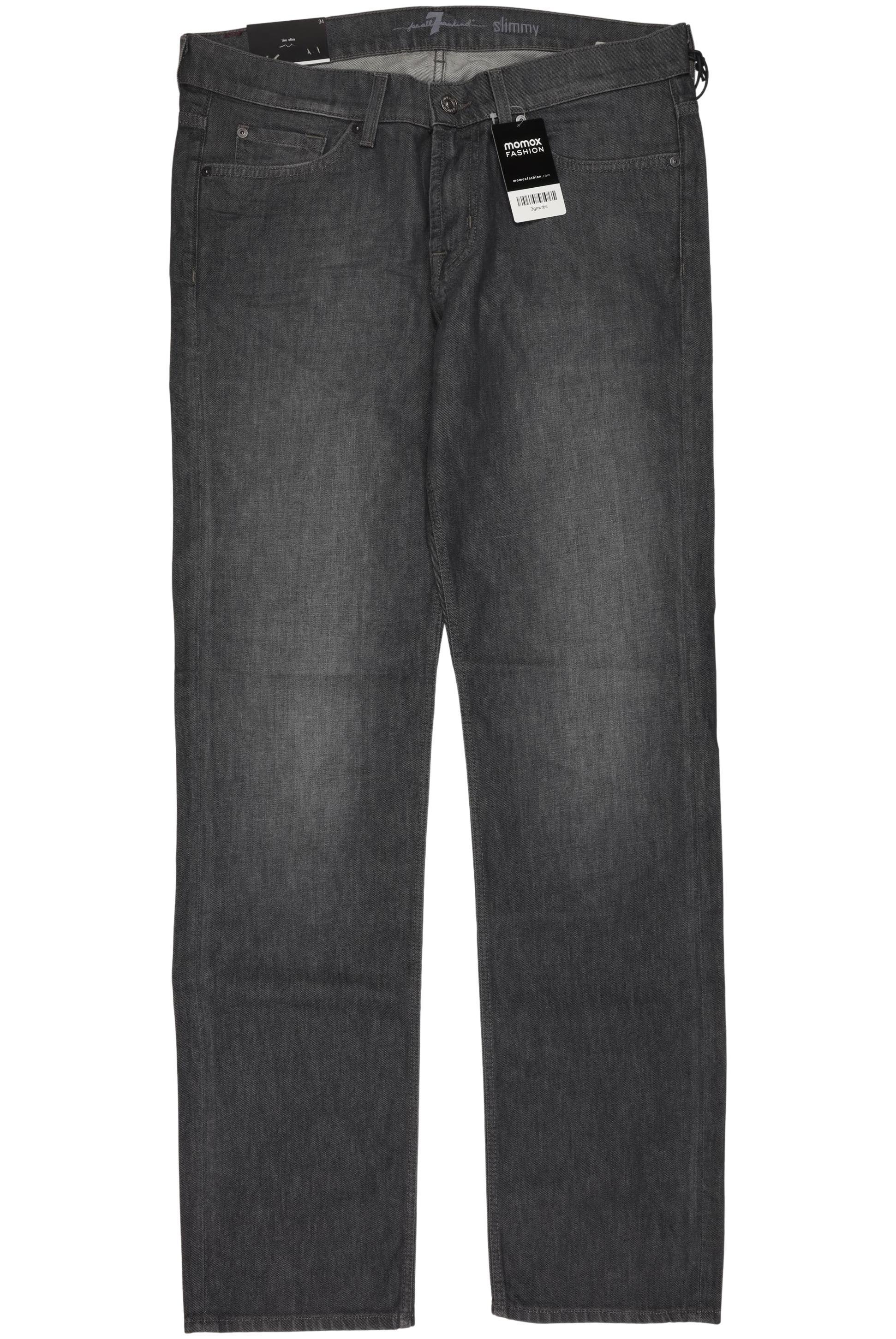 

7 for all mankind Herren Jeans, grau, Gr. 34