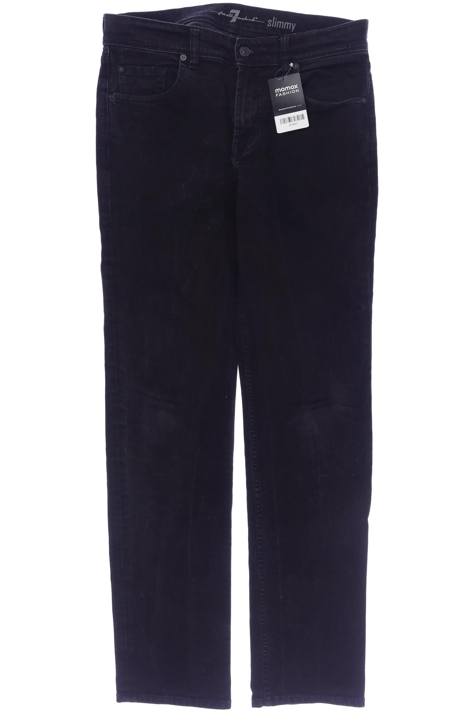 

7 for all mankind Herren Jeans, schwarz, Gr. 33