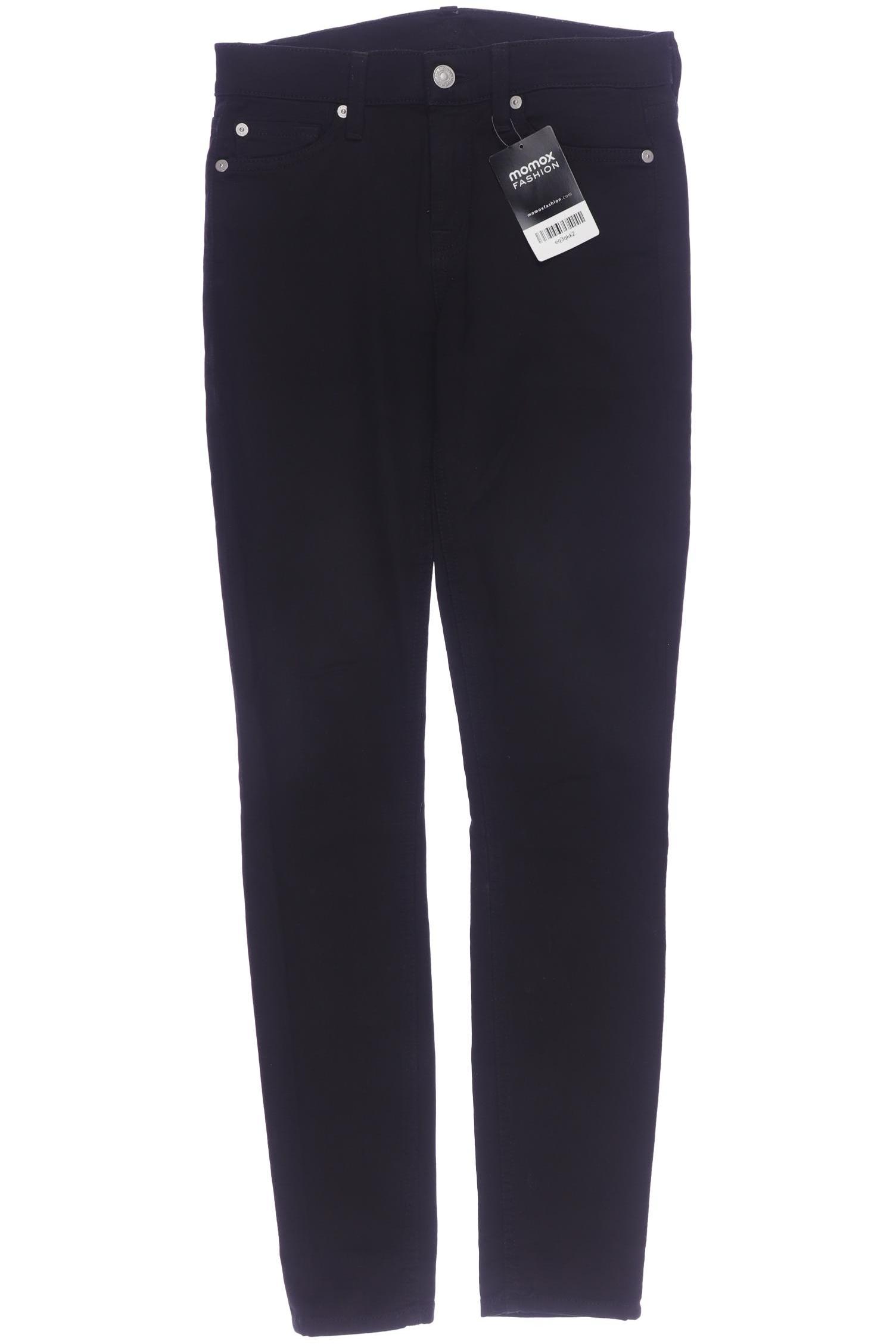

7 for all mankind Damen Jeans, schwarz, Gr. 24