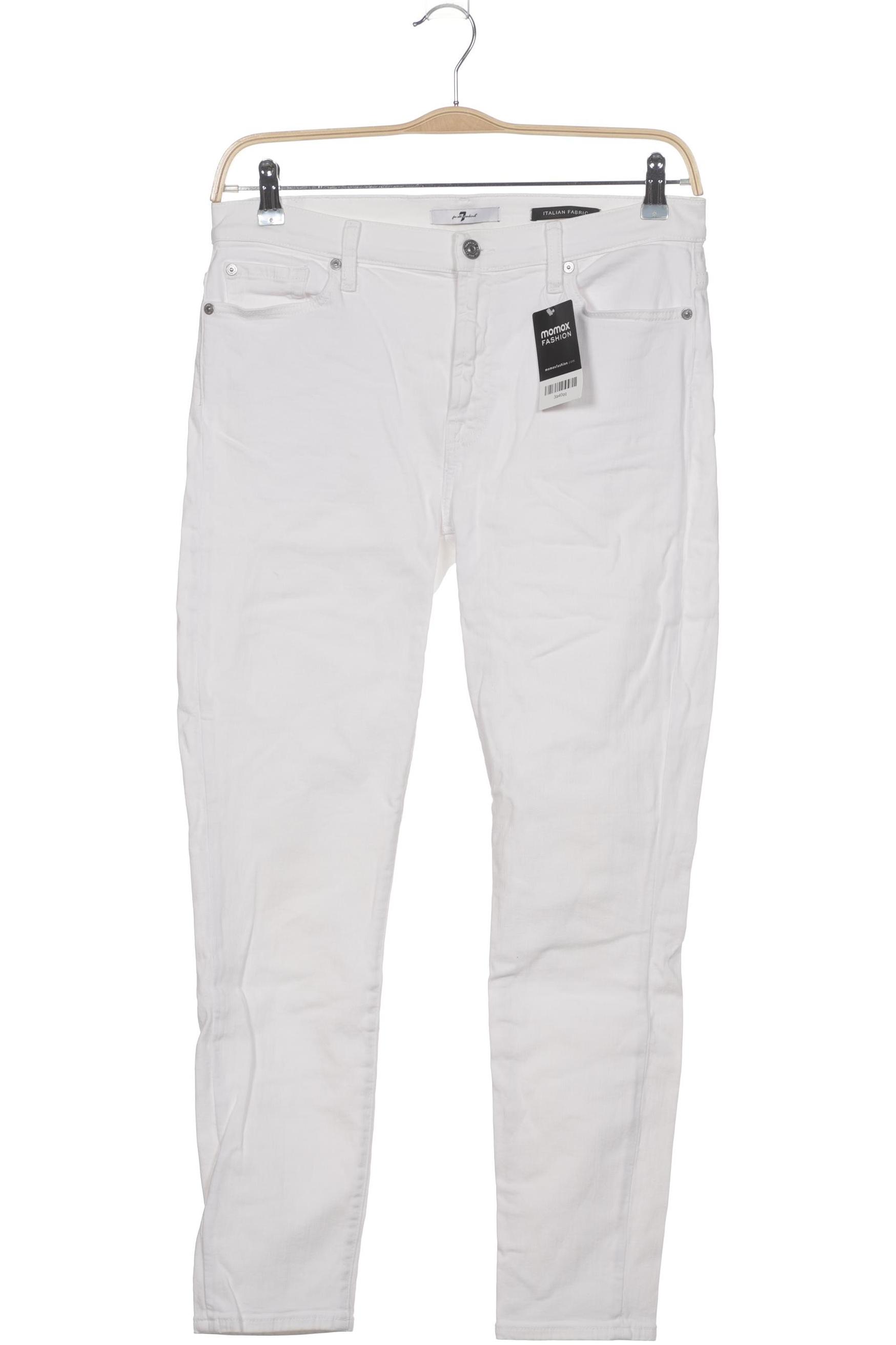 

7 for all mankind Damen Jeans, weiß, Gr. 32
