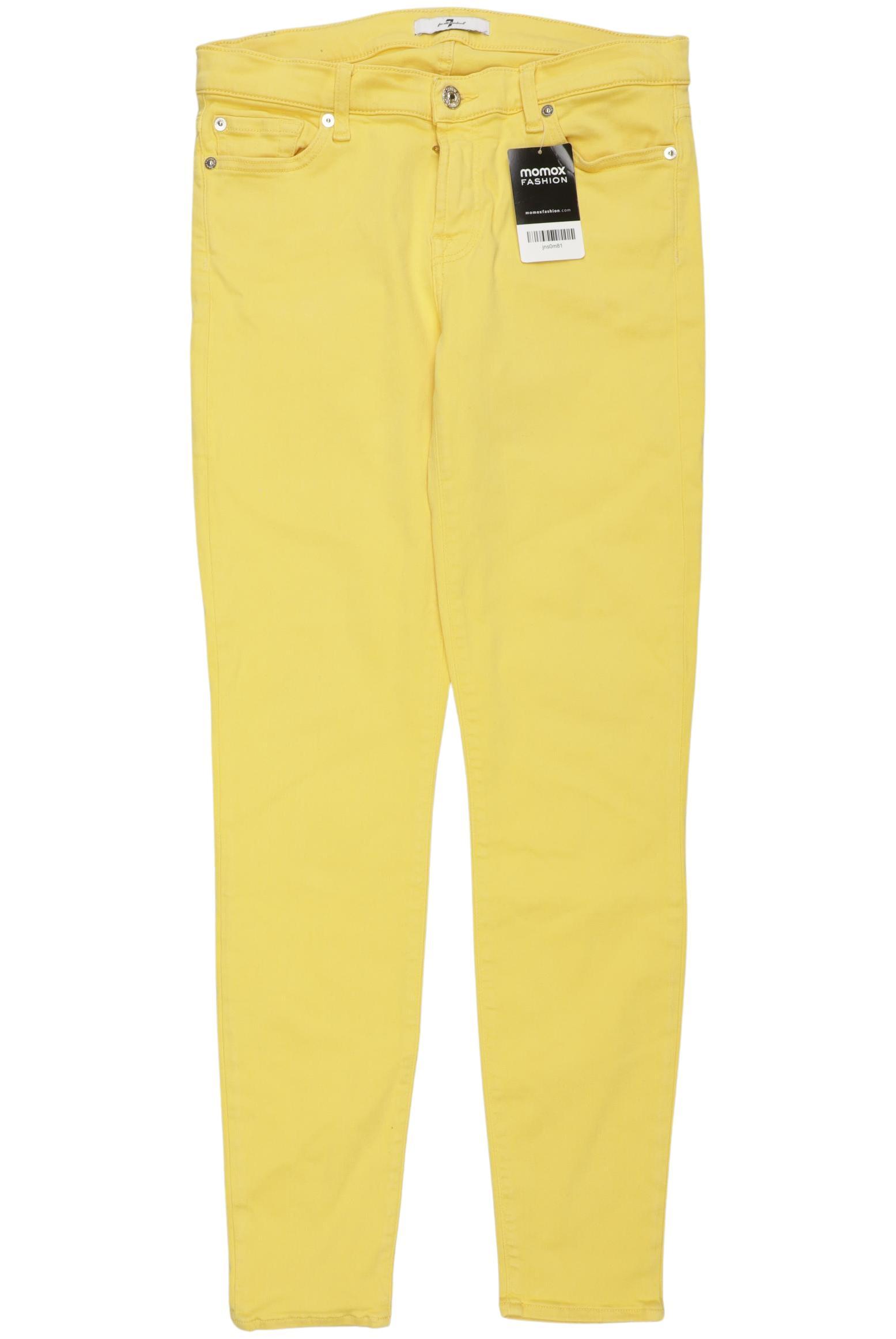 

7 for all mankind Damen Jeans, gelb, Gr. 30