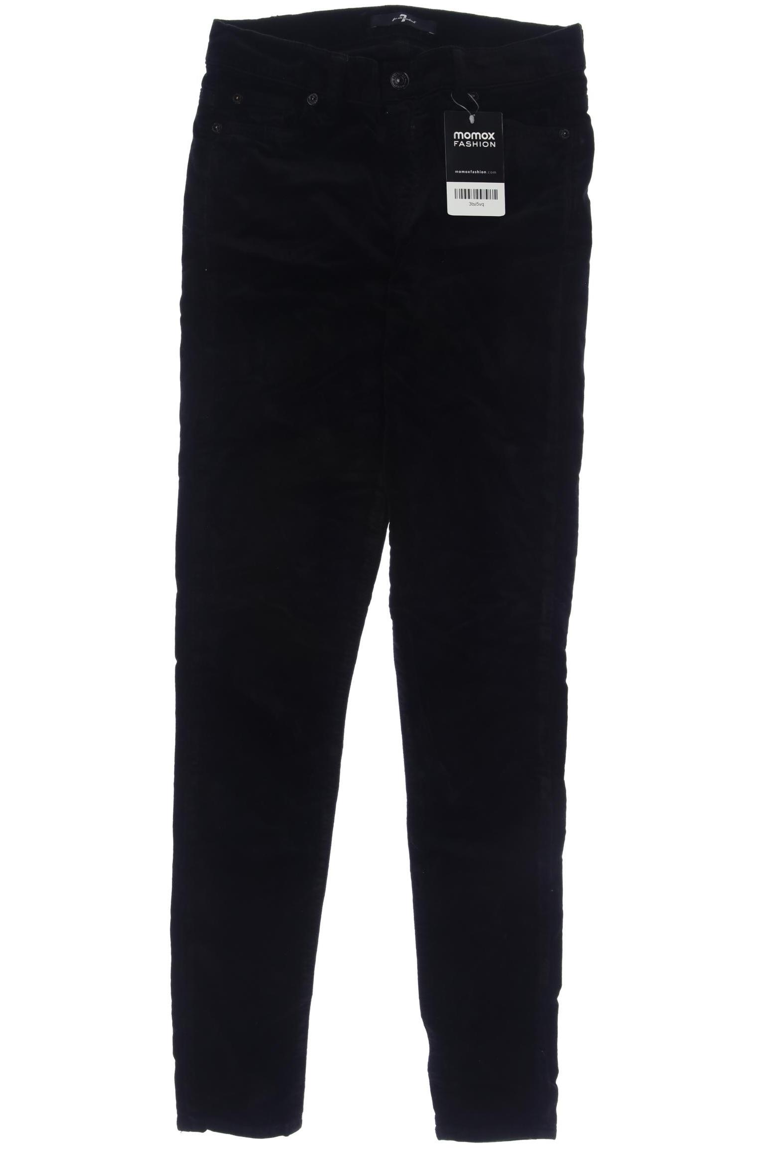 

7 for all mankind Damen Stoffhose, schwarz, Gr. 26