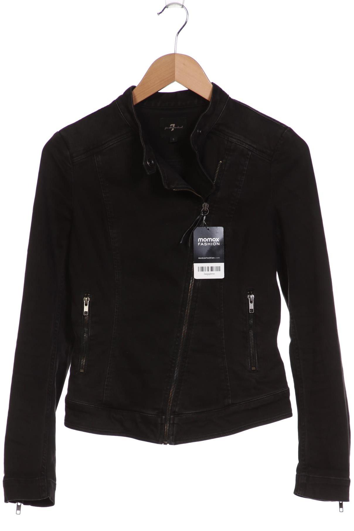 

7 for all mankind Damen Jacke, schwarz, Gr. 36