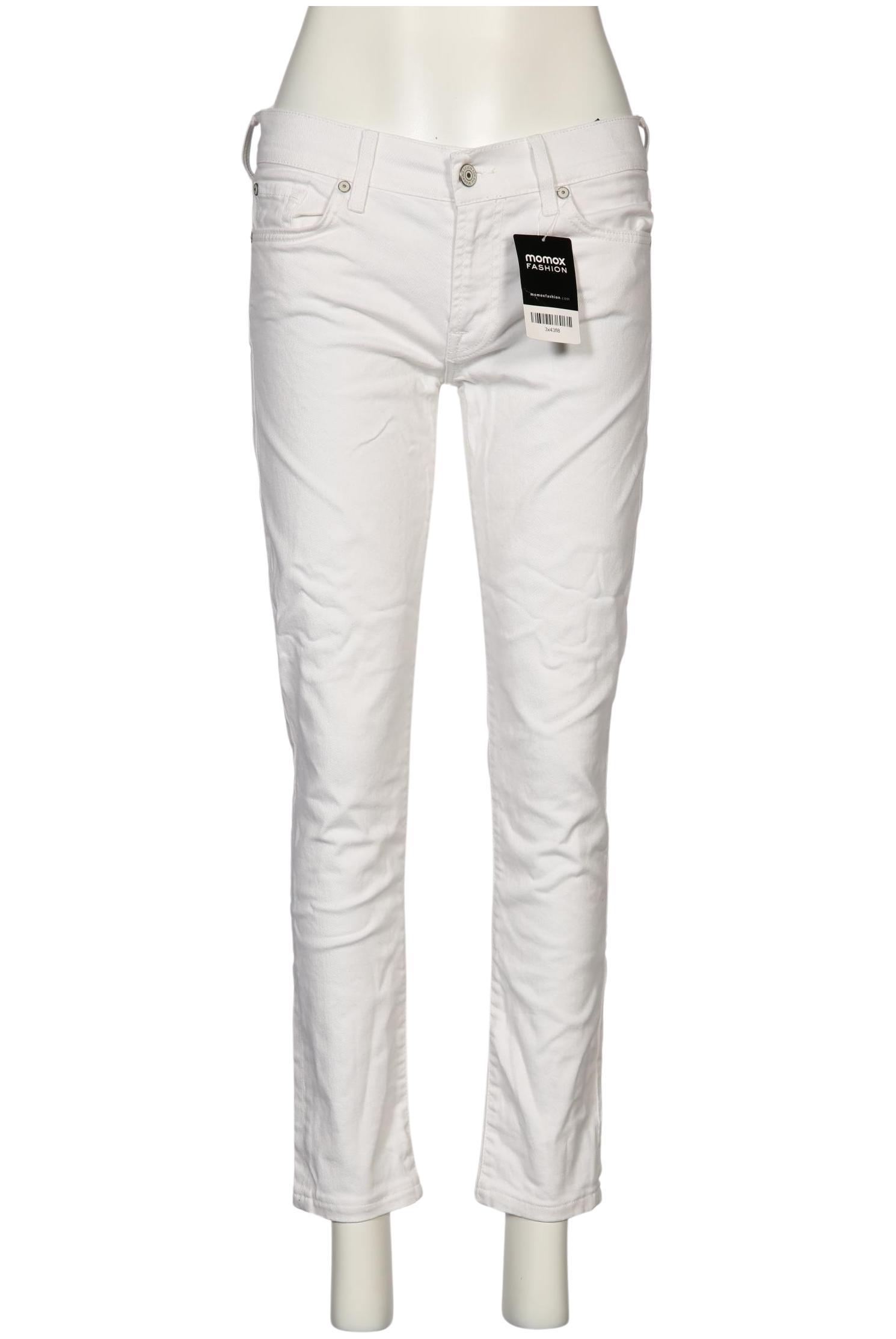 

7 for all mankind Damen Jeans, weiß, Gr. 28