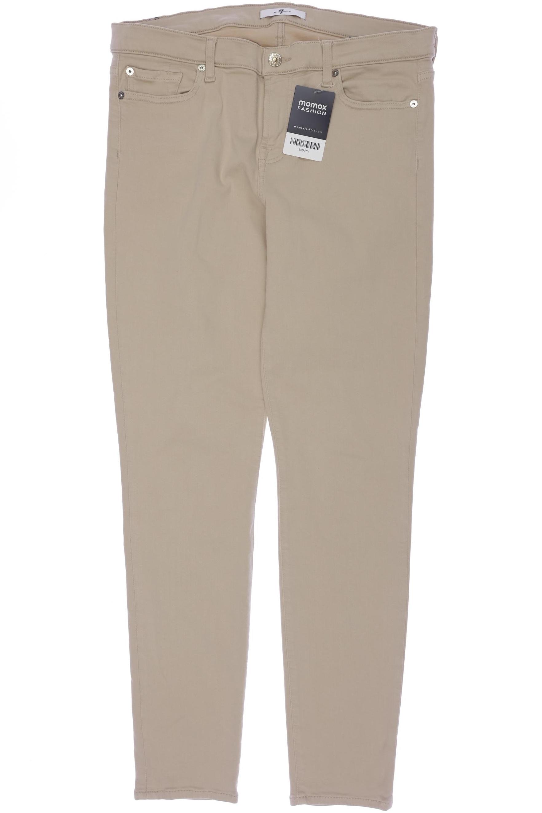 

7 for all mankind Damen Jeans, beige, Gr. 32