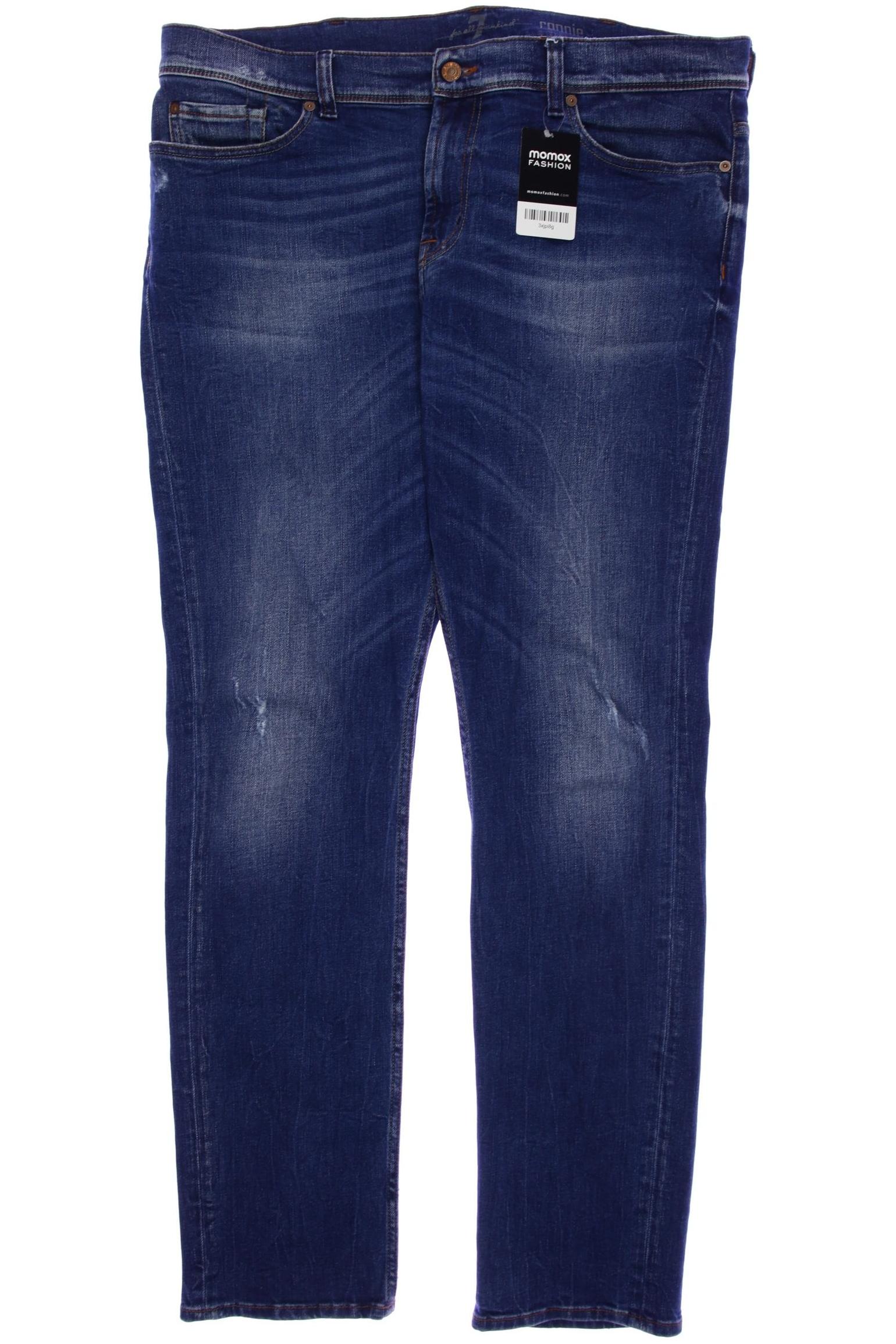 

7 for all mankind Herren Jeans, blau, Gr. 38