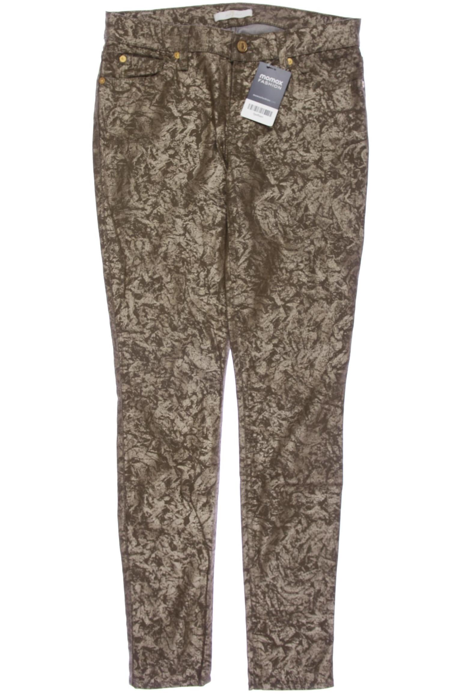 

7 for all mankind Damen Stoffhose, braun, Gr. 28