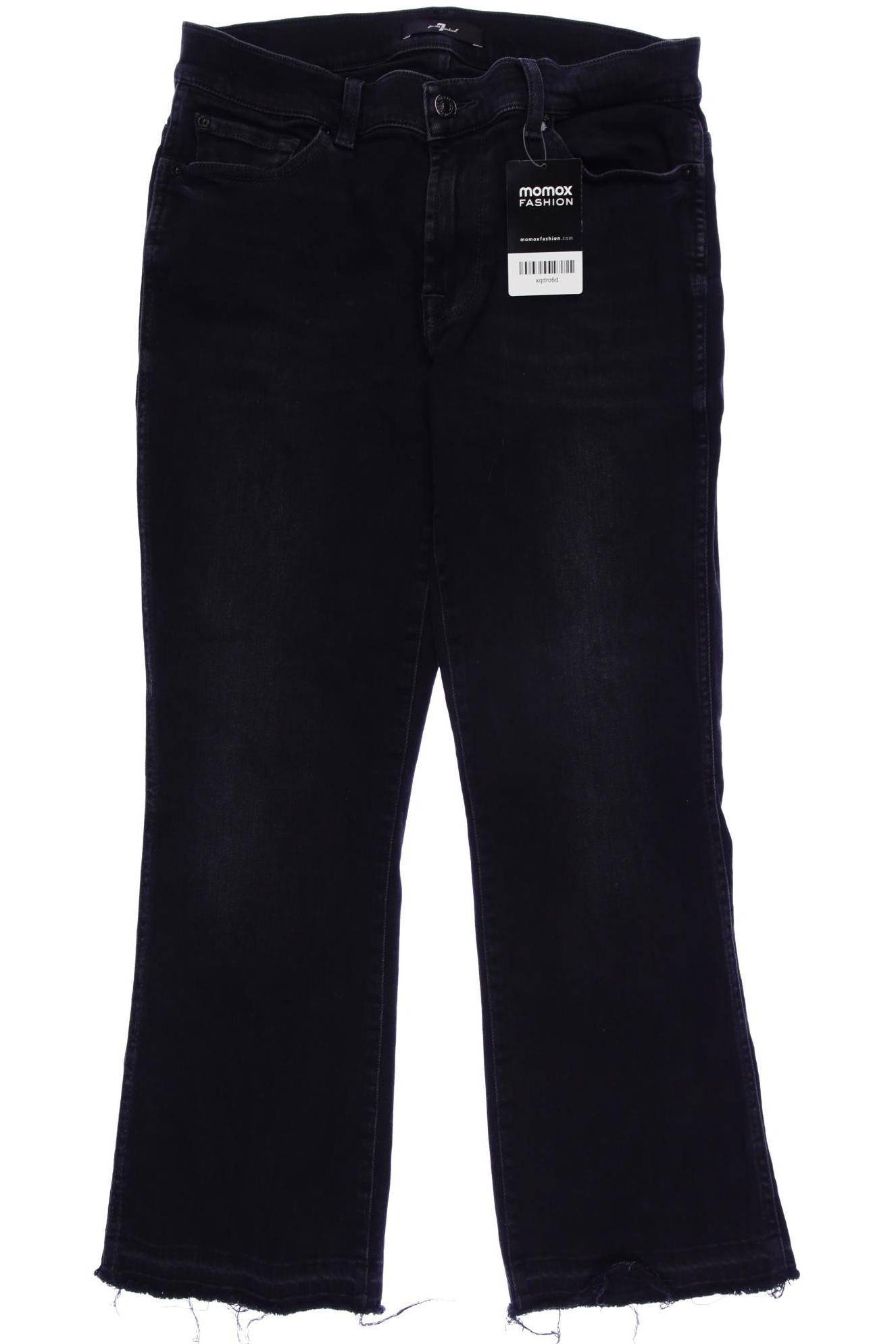 

7 for all mankind Damen Jeans, schwarz, Gr. 28
