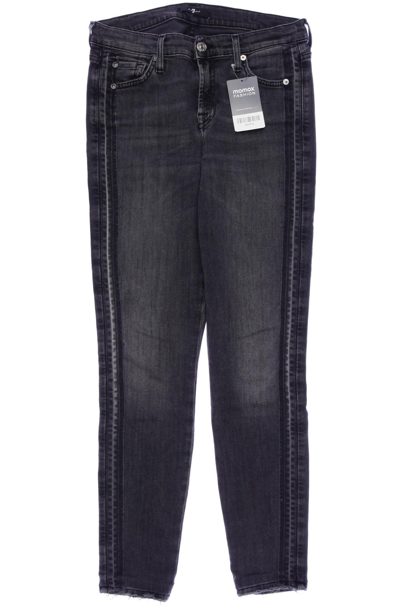 

7 for all mankind Damen Jeans, schwarz, Gr. 28