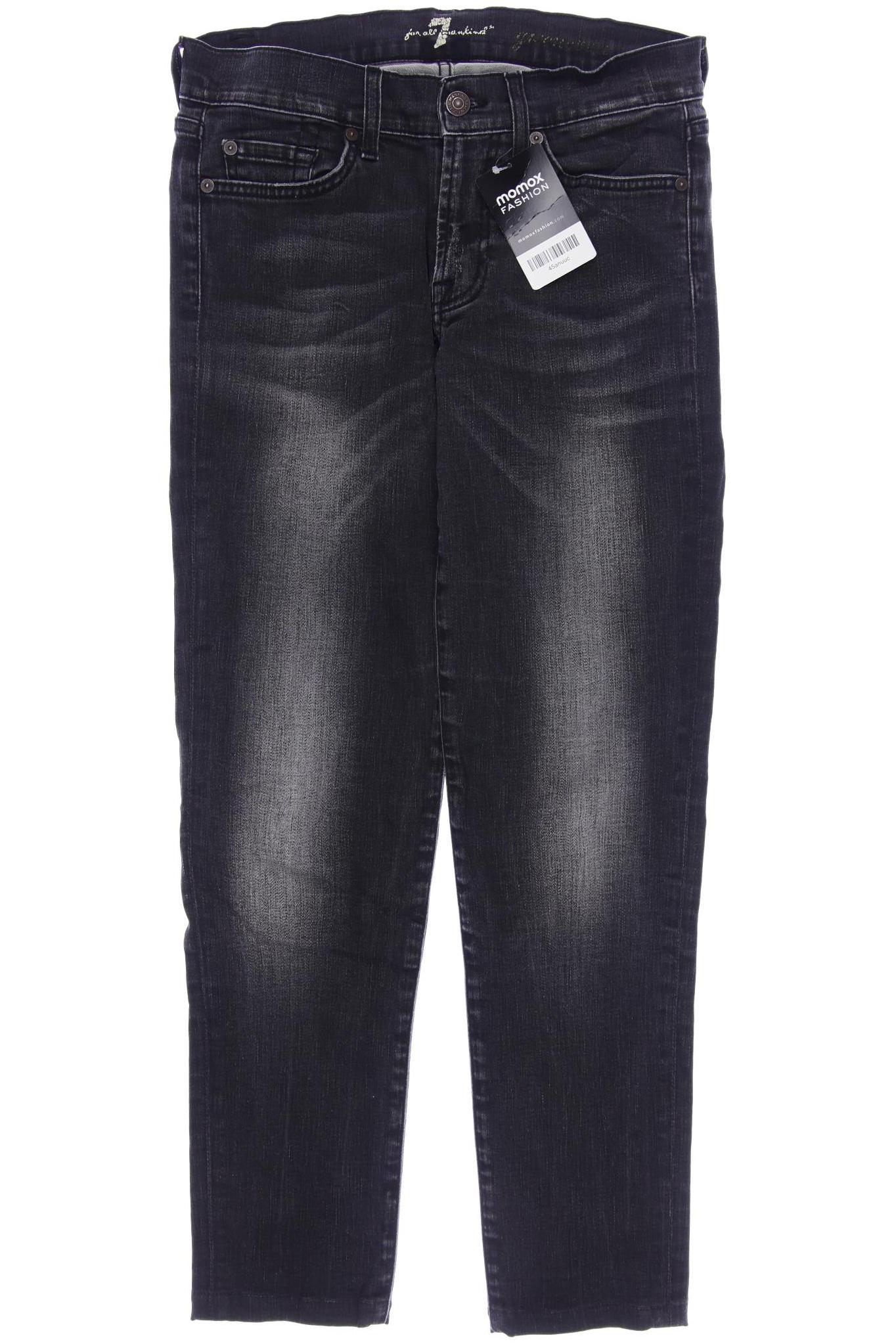 

7 for all mankind Damen Jeans, schwarz