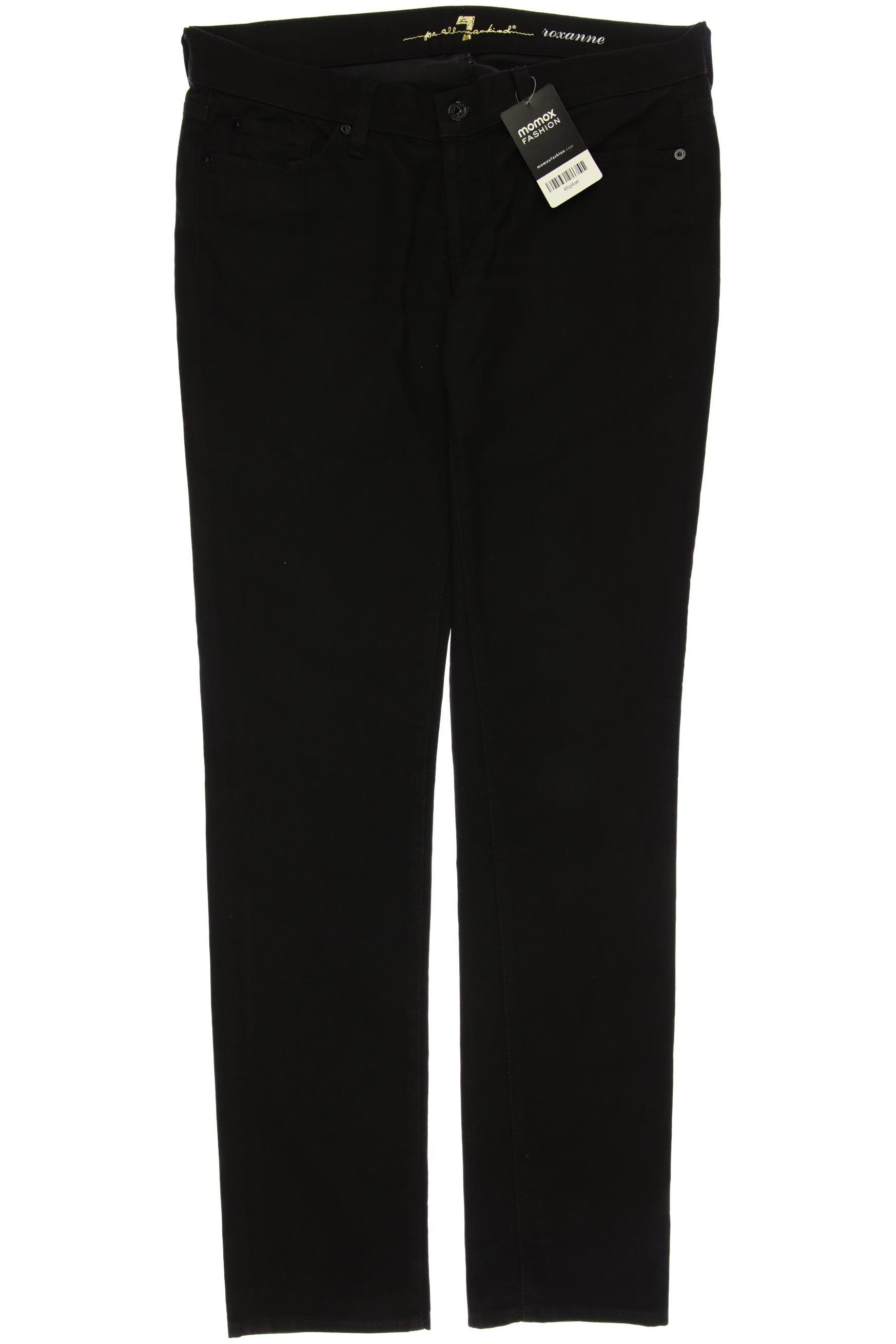 

7 for all mankind Damen Jeans, schwarz, Gr. 42