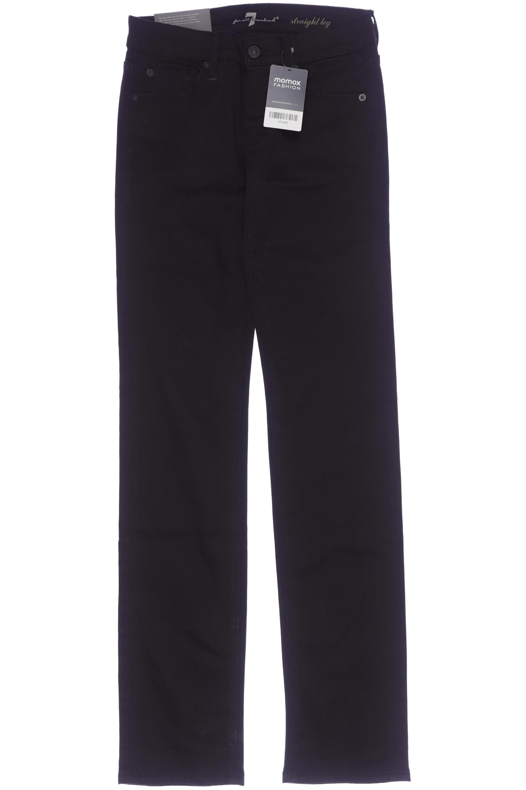 

7 for all mankind Damen Jeans, schwarz, Gr. 24