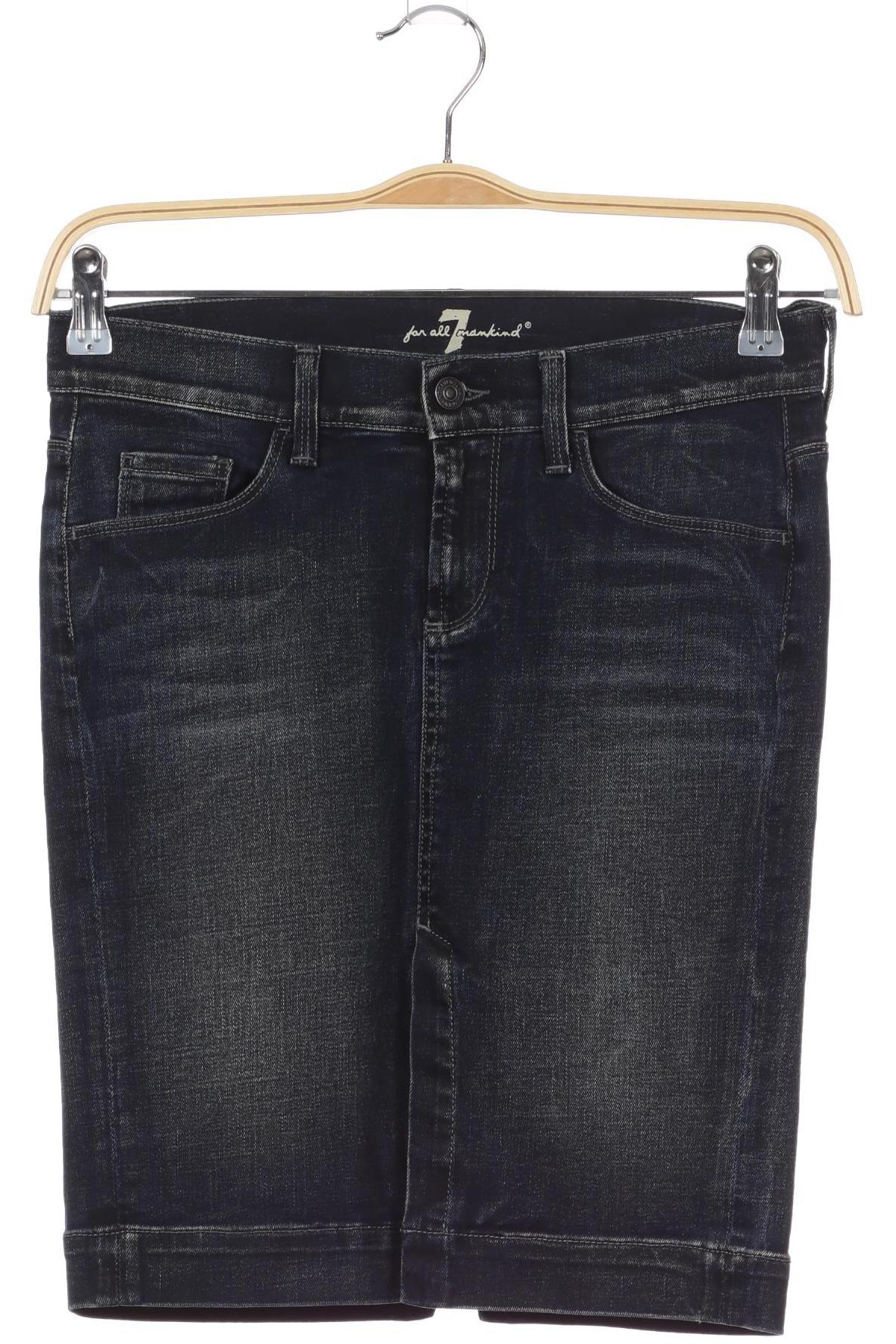 

7 for all mankind Damen Rock, blau