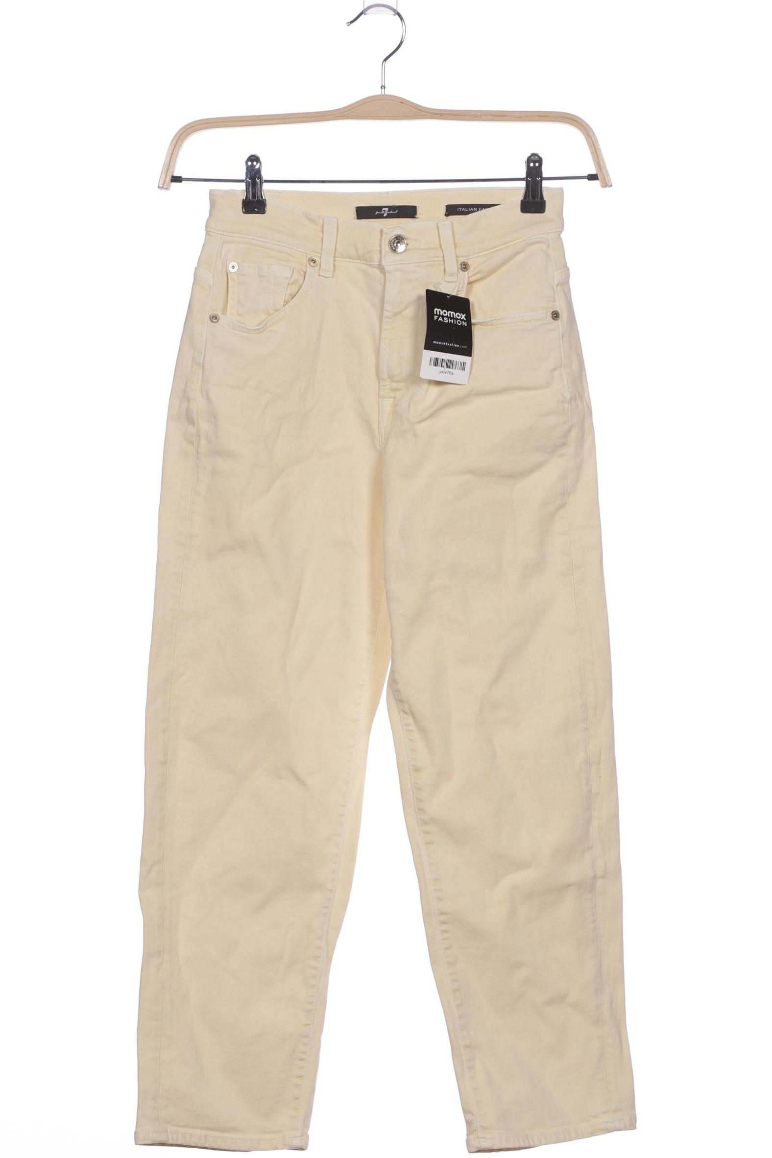 

7 for all mankind Damen Jeans, gelb, Gr. 26