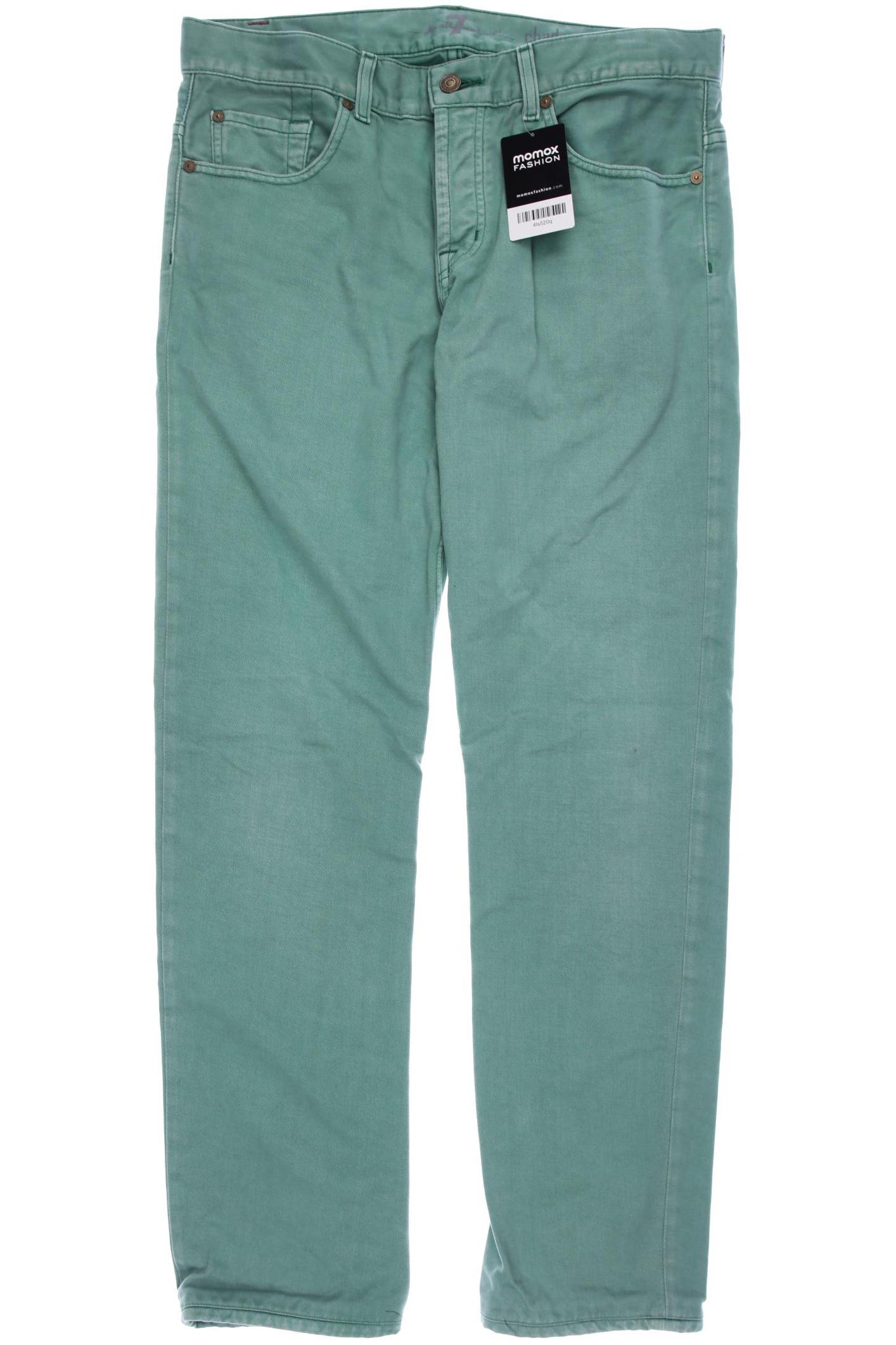 

7 for all mankind Herren Jeans, grün