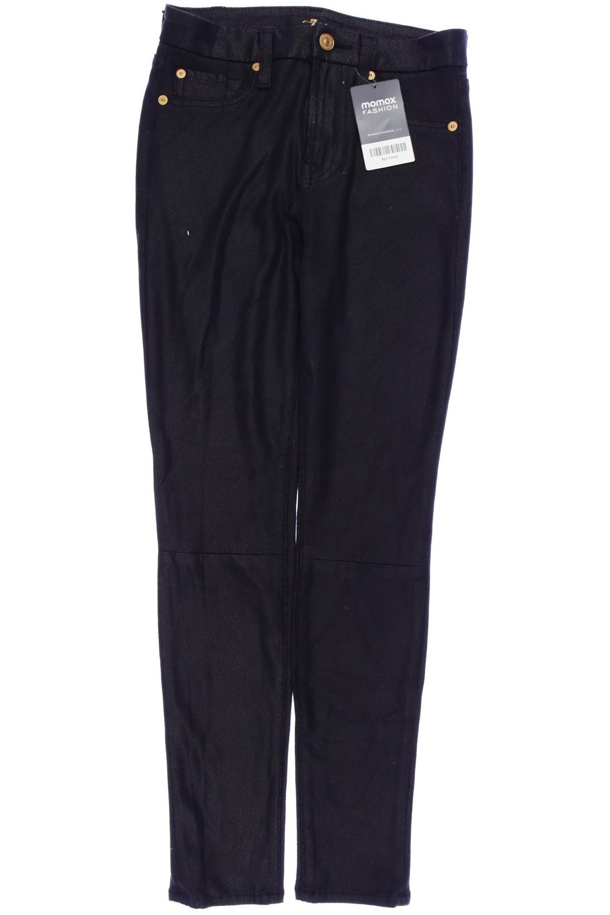 

7 for all mankind Damen Stoffhose, schwarz, Gr. 24
