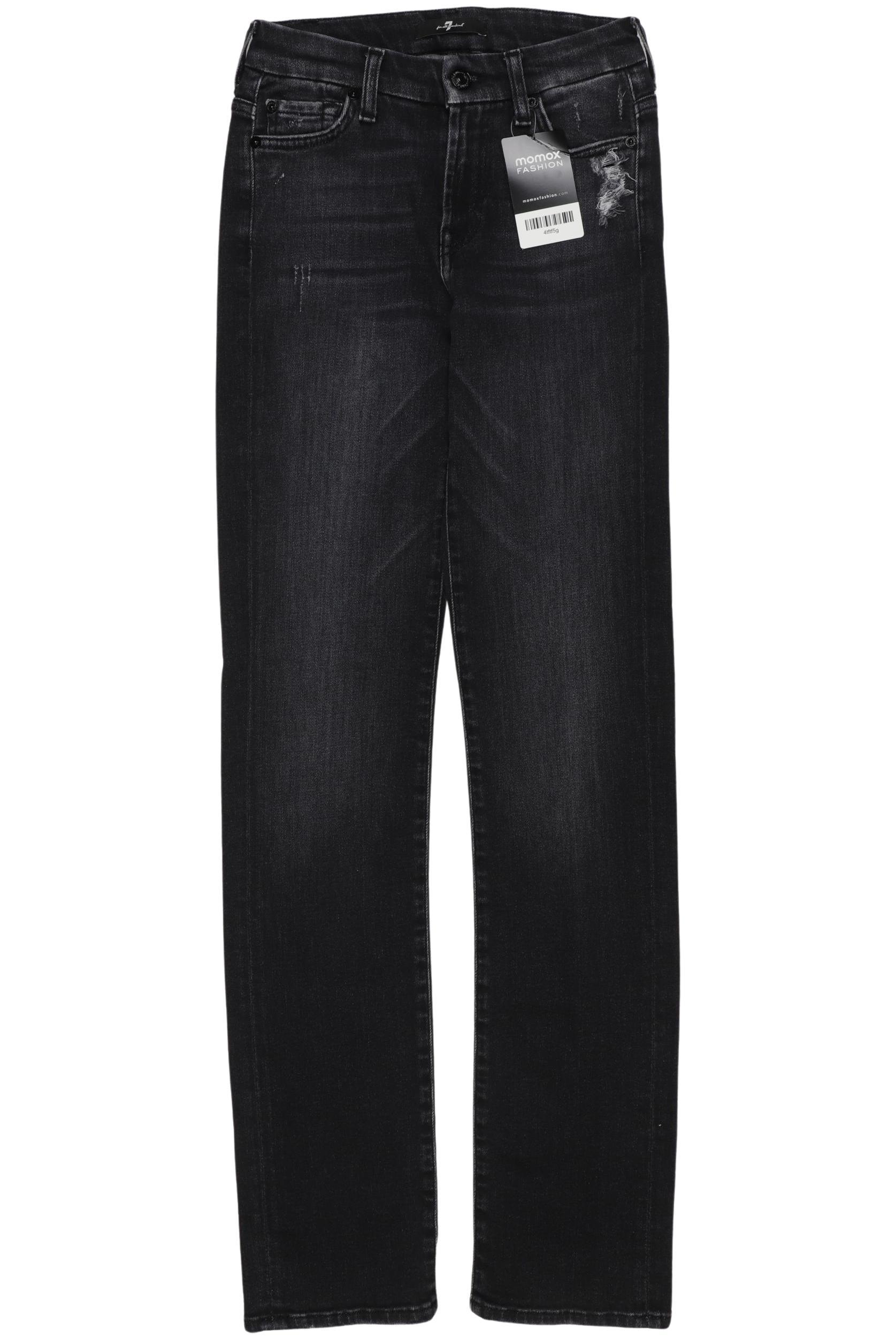 

7 for all mankind Damen Jeans, schwarz, Gr. 24