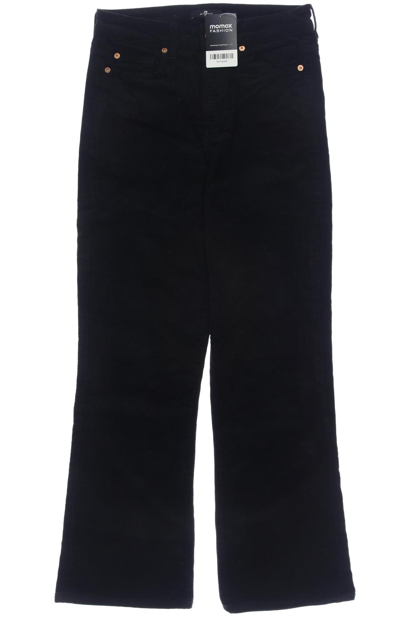 

7 for all mankind Damen Stoffhose, schwarz, Gr. 28