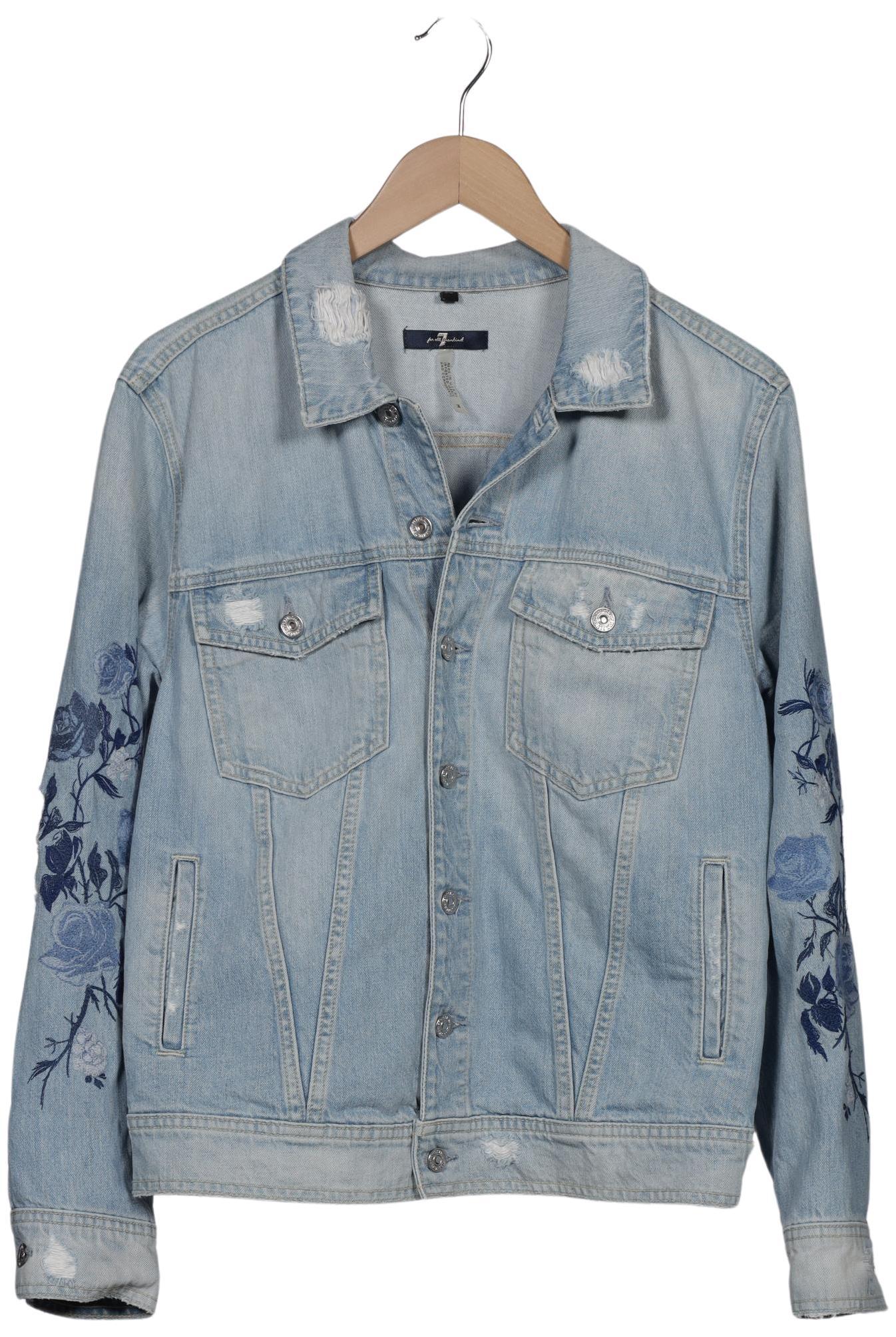 

7 for all mankind Damen Jacke, hellblau, Gr. 38