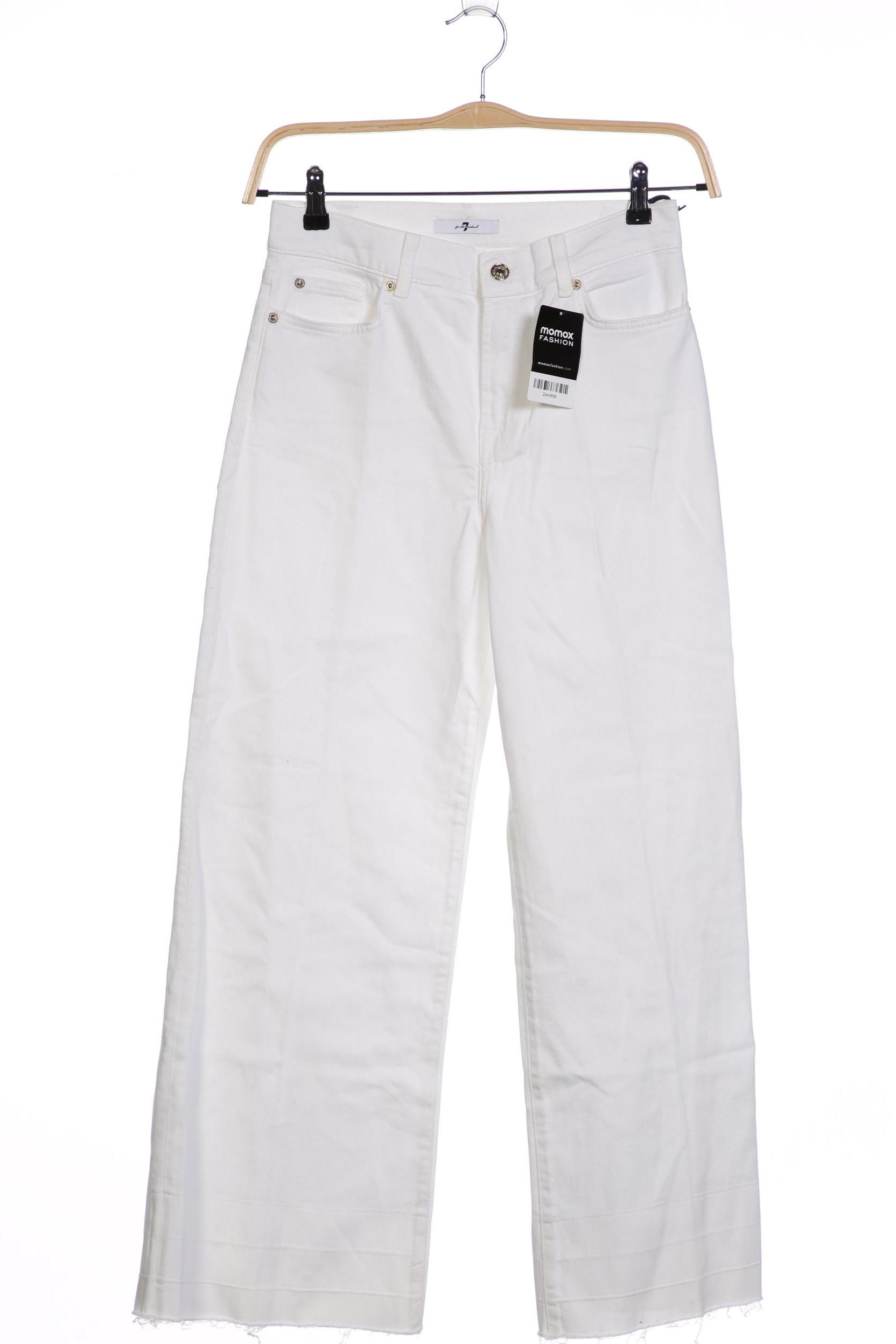 

7 for all mankind Damen Jeans, weiß