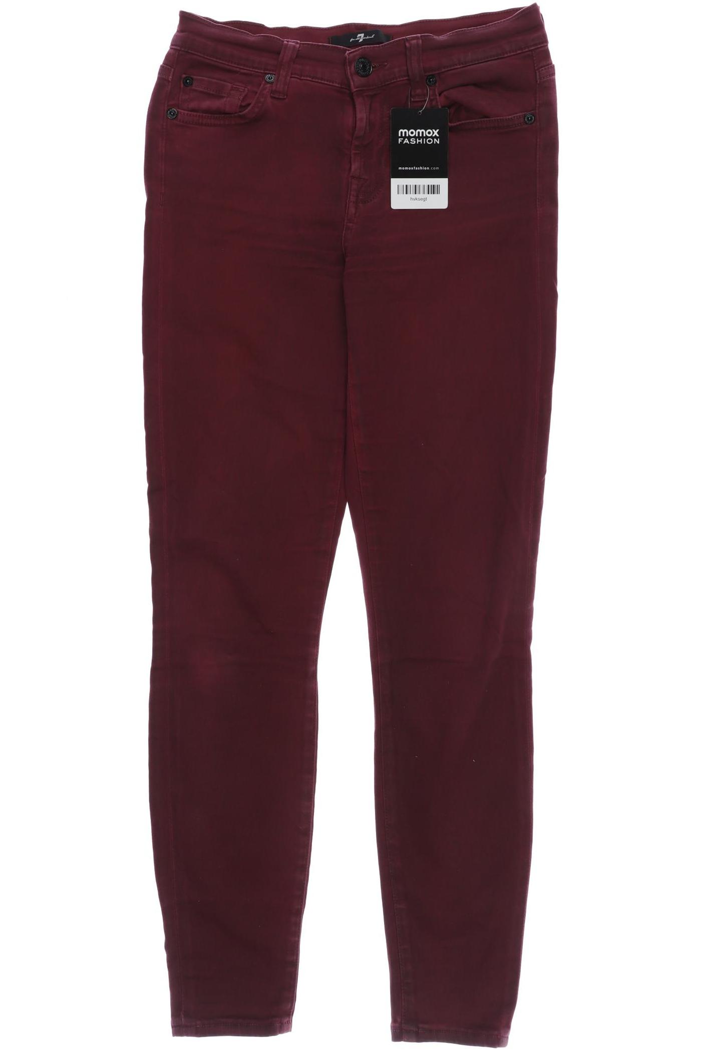 

7 for all mankind Damen Jeans, bordeaux, Gr. 26