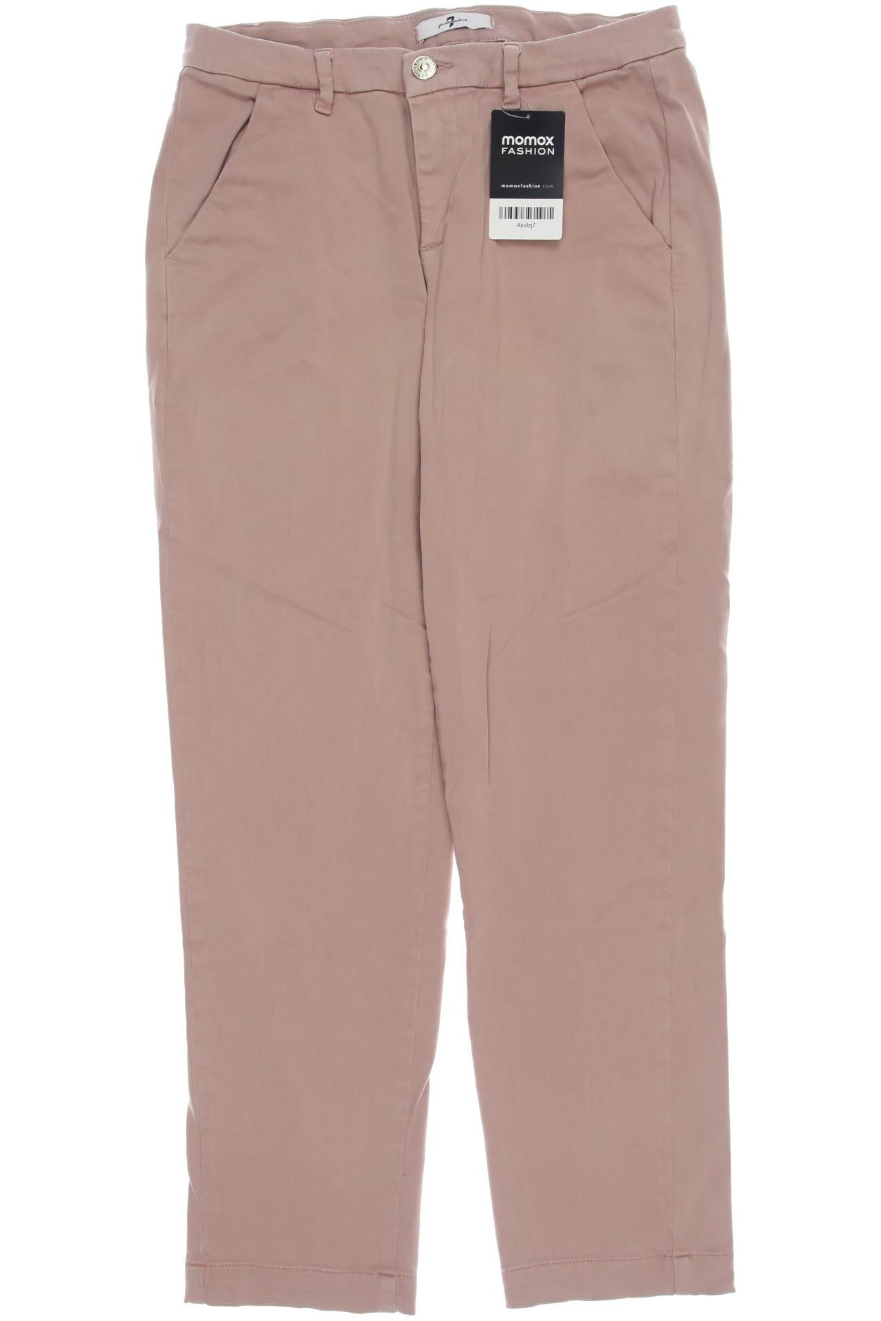 

7 for all mankind Damen Stoffhose, pink, Gr. 27