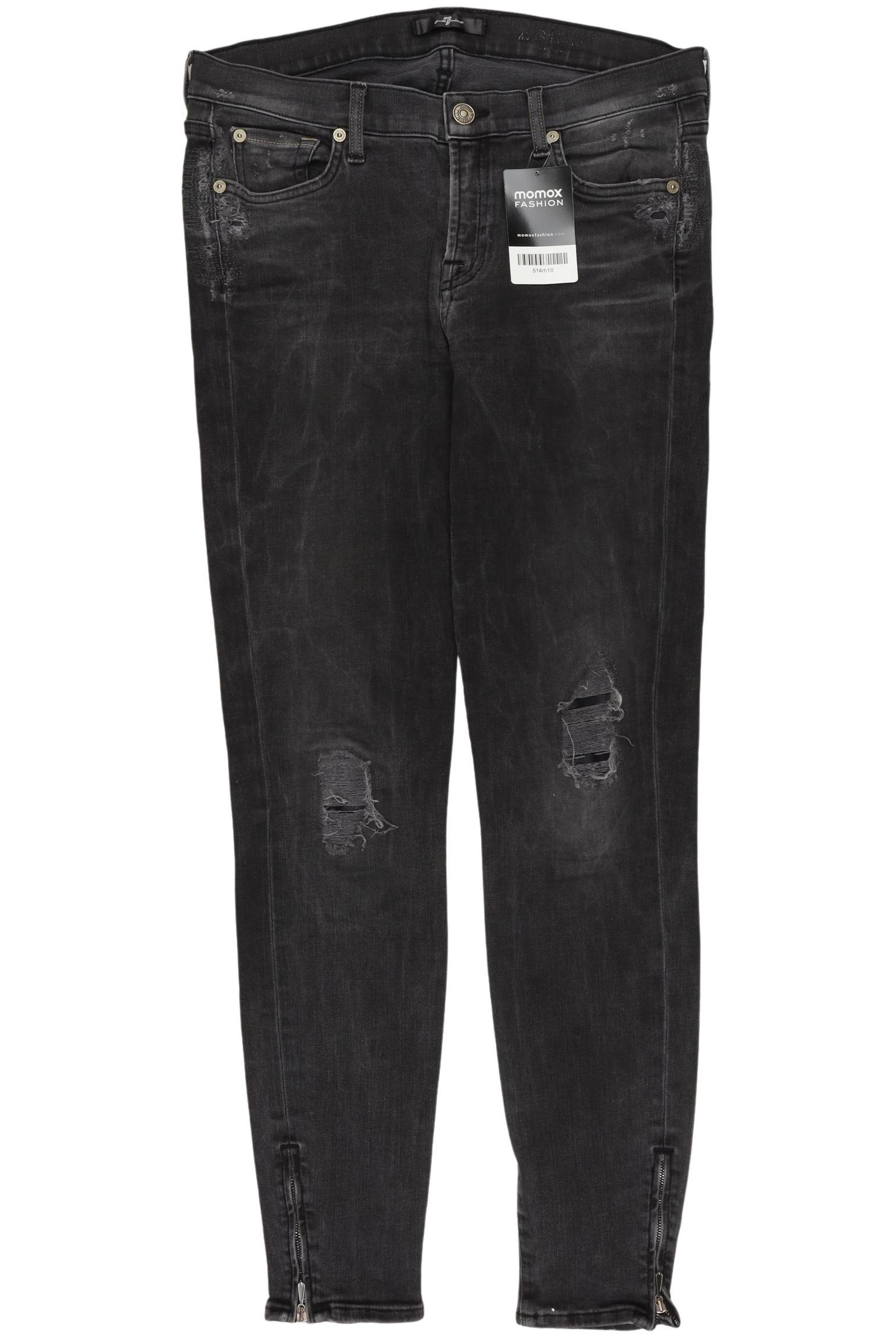 

7 for all mankind Damen Jeans, schwarz, Gr. 29