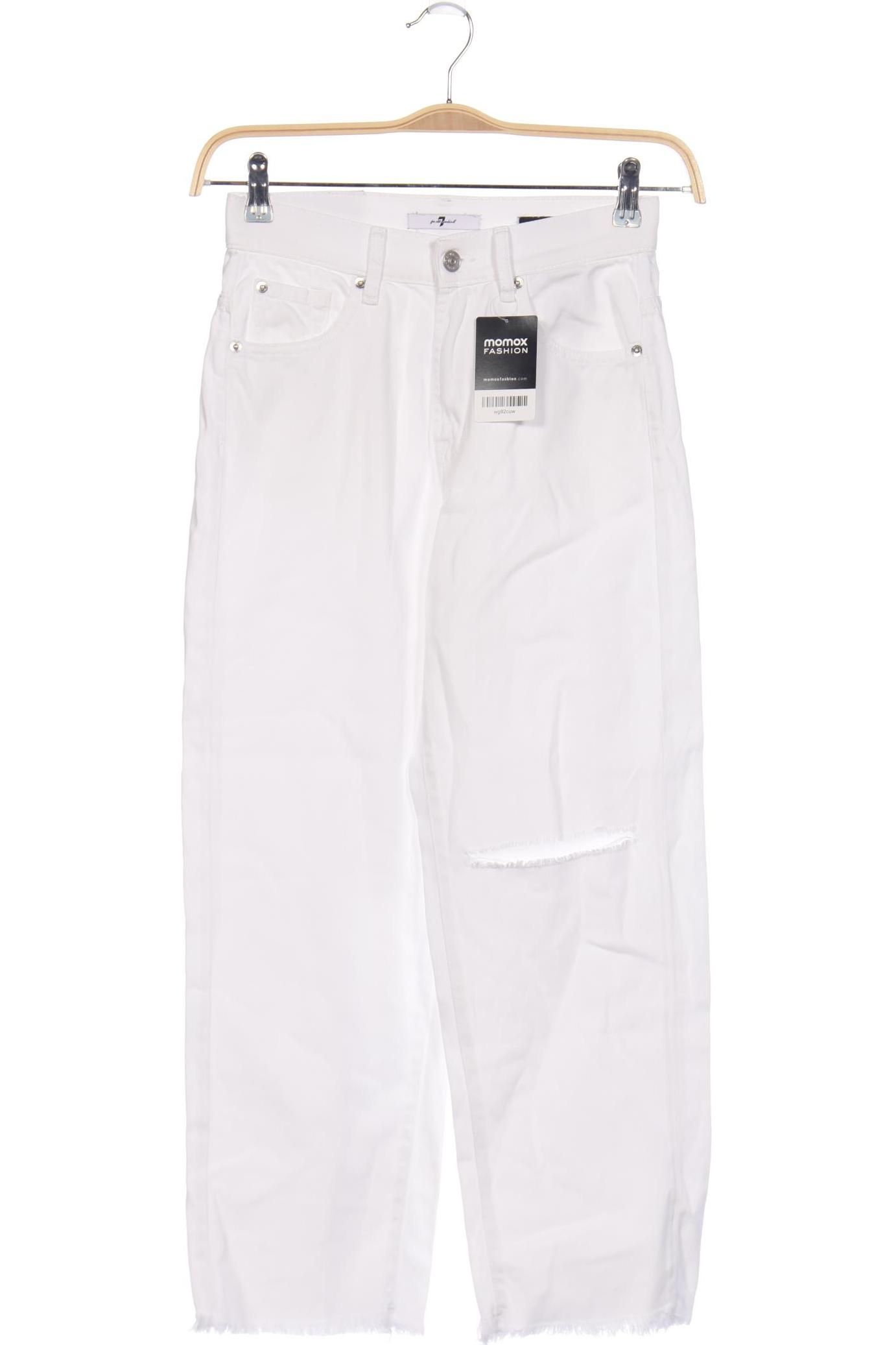 

7 for all mankind Damen Jeans, weiß, Gr. 24