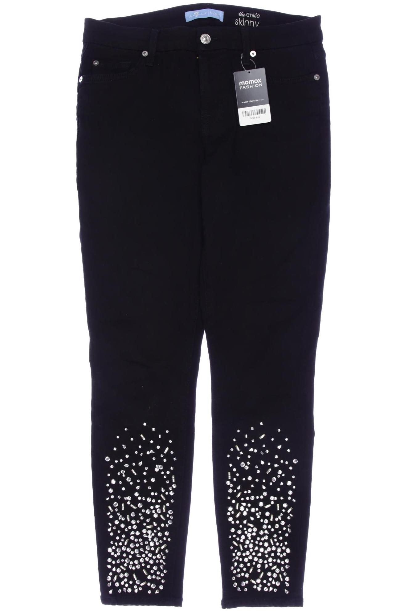 

7 for all mankind Damen Jeans, schwarz, Gr. 28