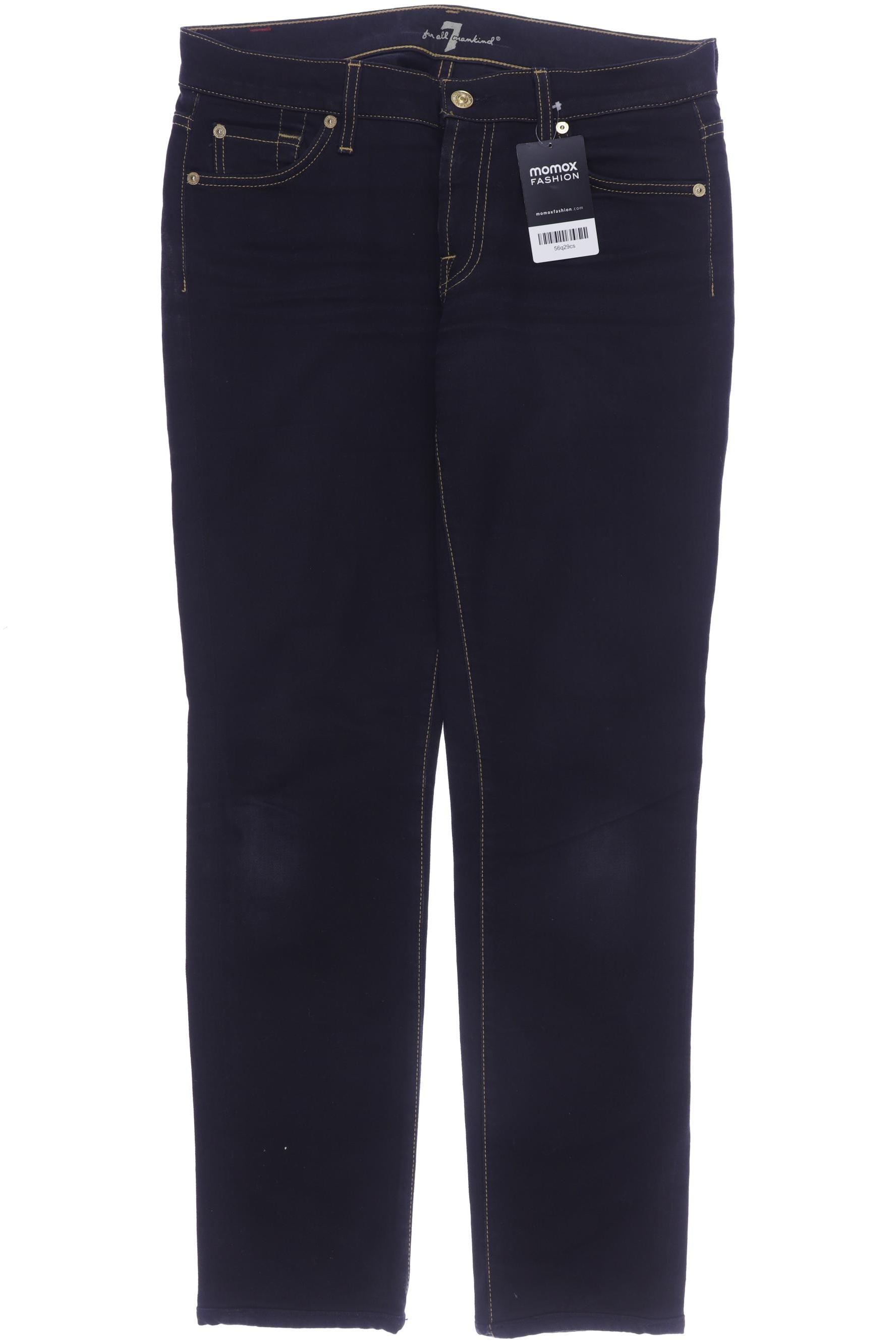 

7 for all mankind Damen Jeans, schwarz