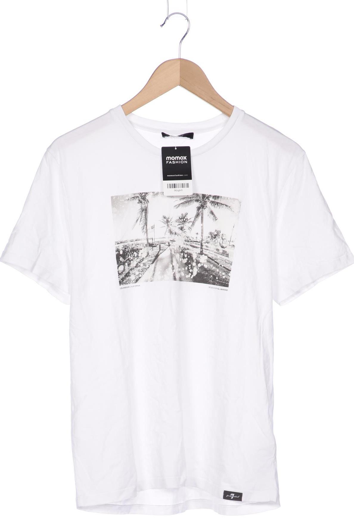

7 for all mankind Herren T-Shirt, weiß, Gr. 48