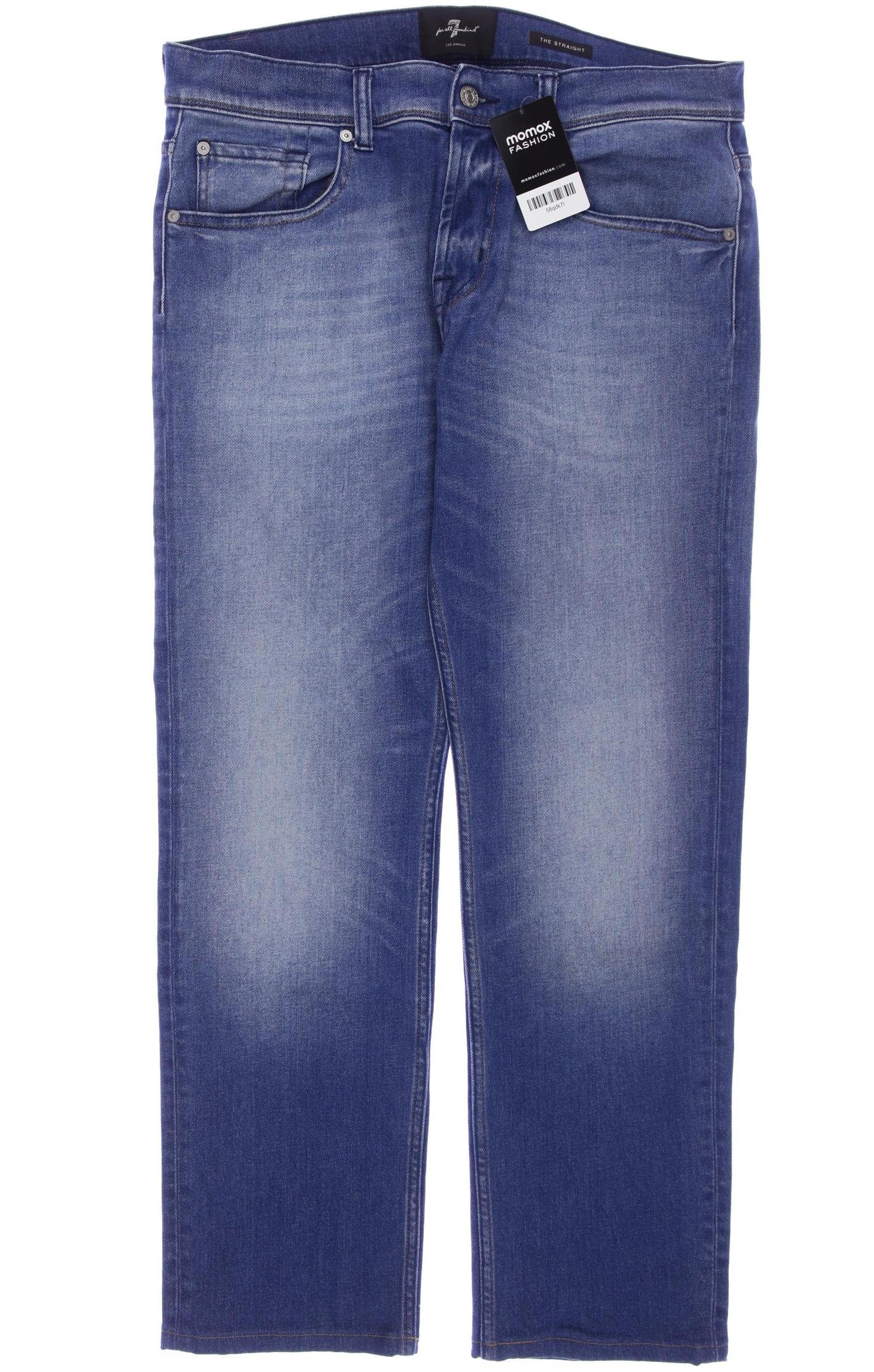 

7 for all mankind Herren Jeans, blau, Gr. 33