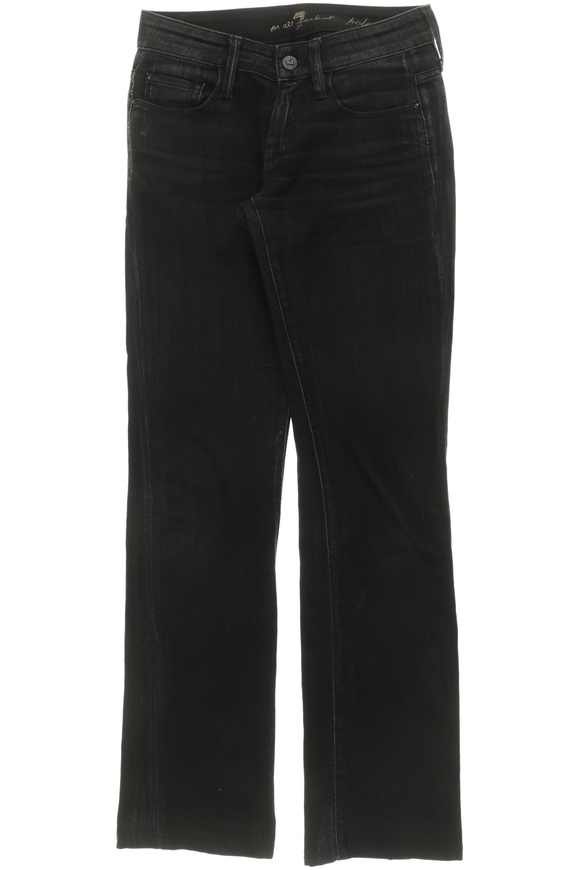 

7 for all mankind Damen Jeans, schwarz, Gr. 25