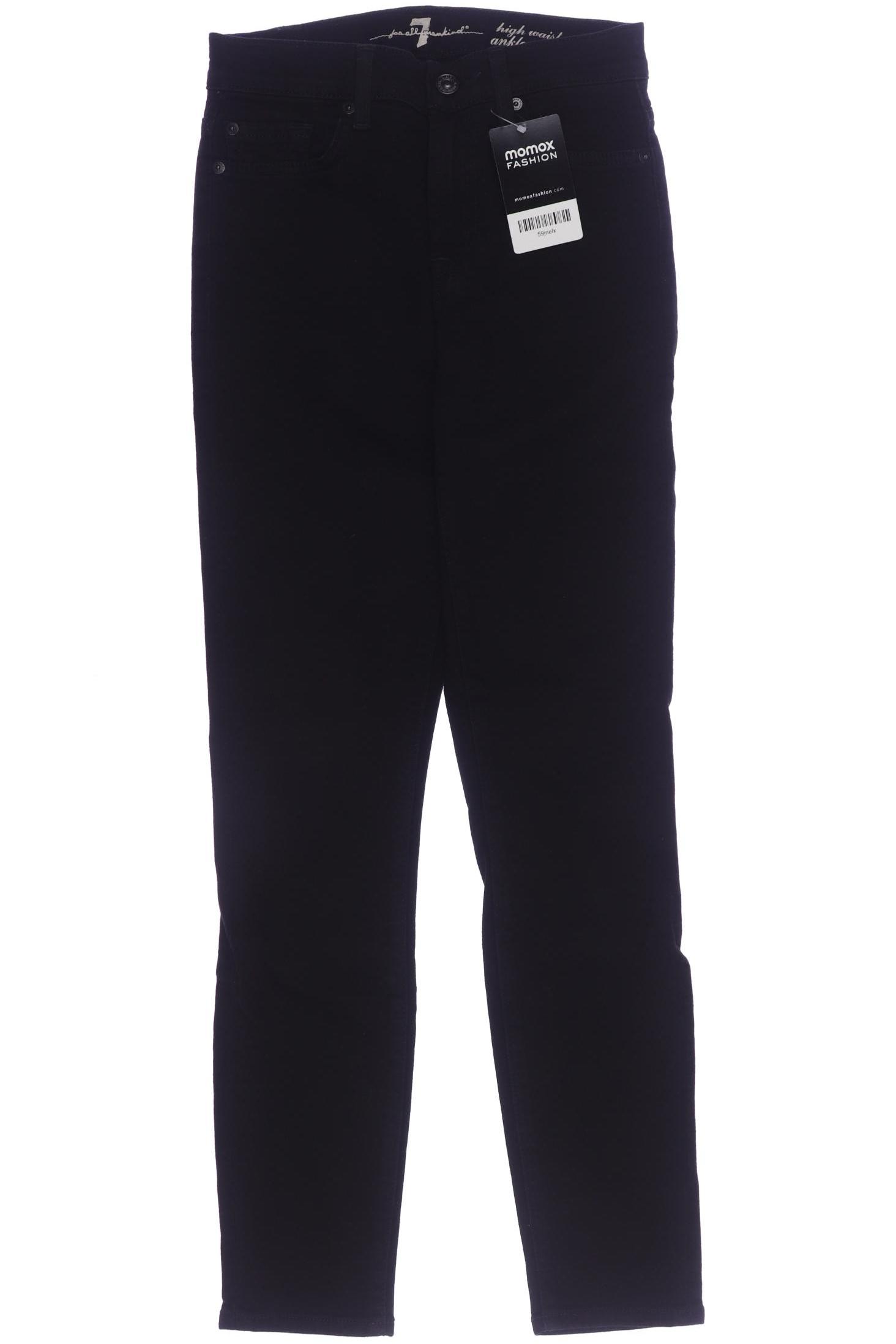 

7 for all mankind Damen Jeans, schwarz, Gr. 24